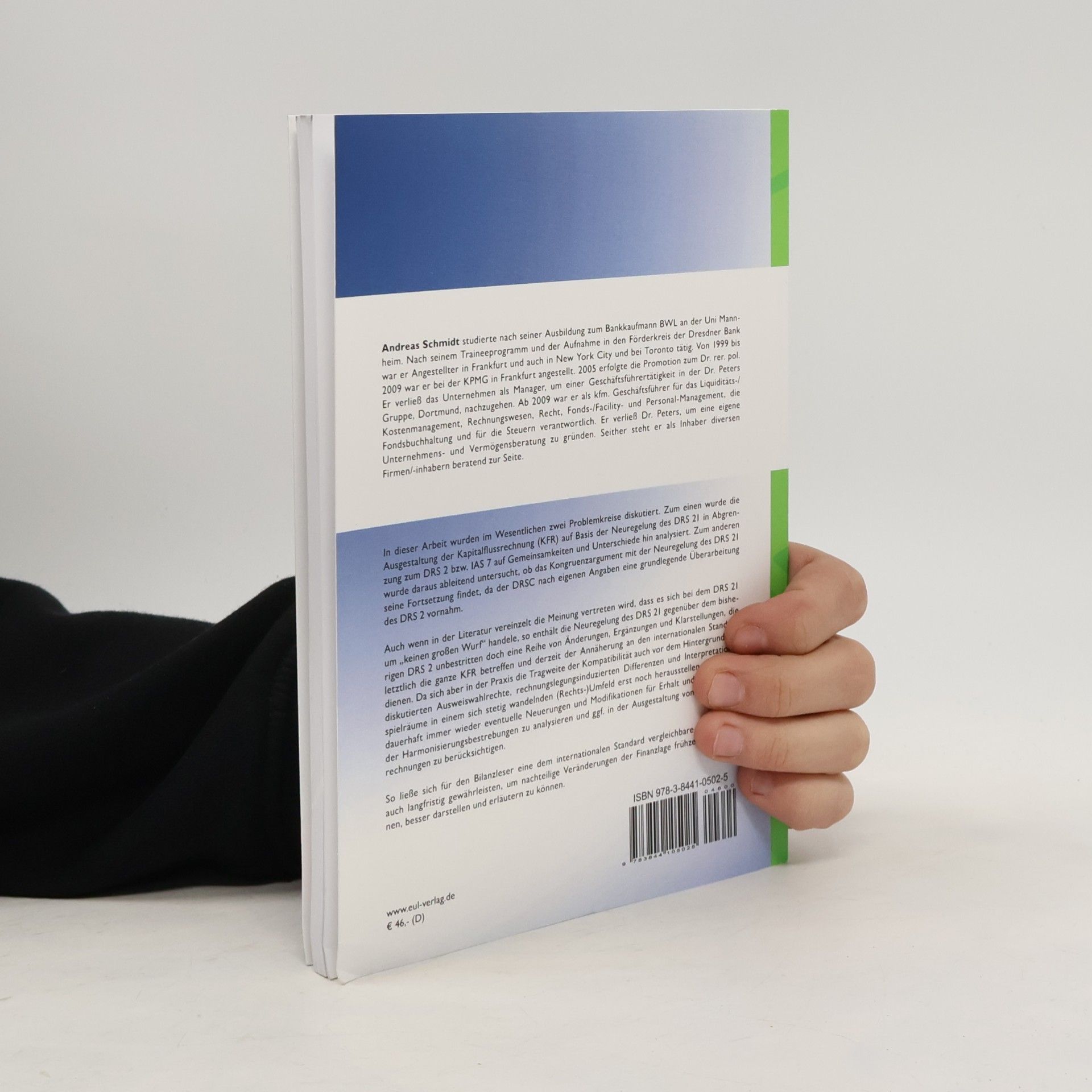 Michael-Andreas Schmidt Ausgestaltung und Analyse der Kapitalflussrechnung im Jahresabschluss