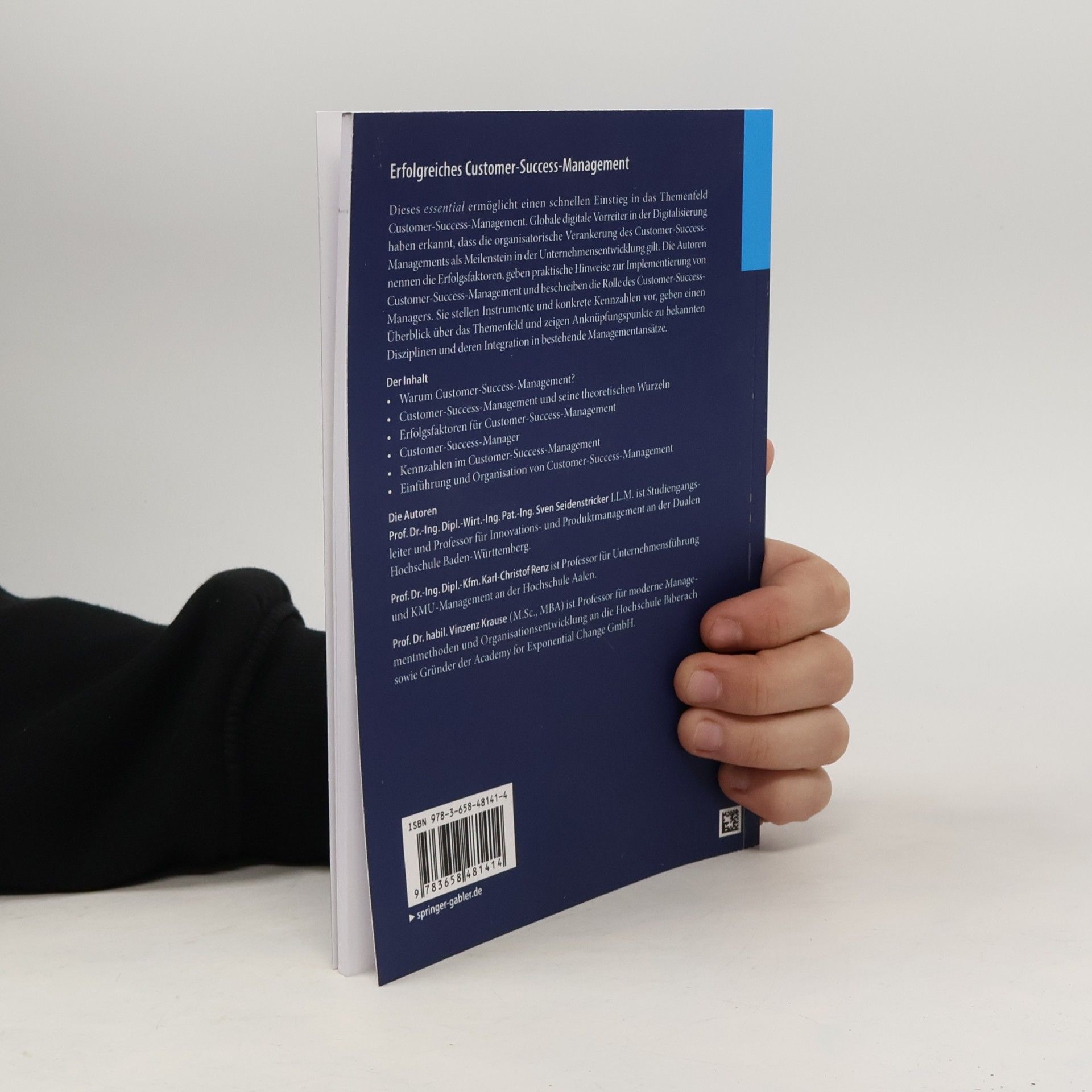 Sven Seidenstricker essentials: Erfolgreiches Customer-Success-Management