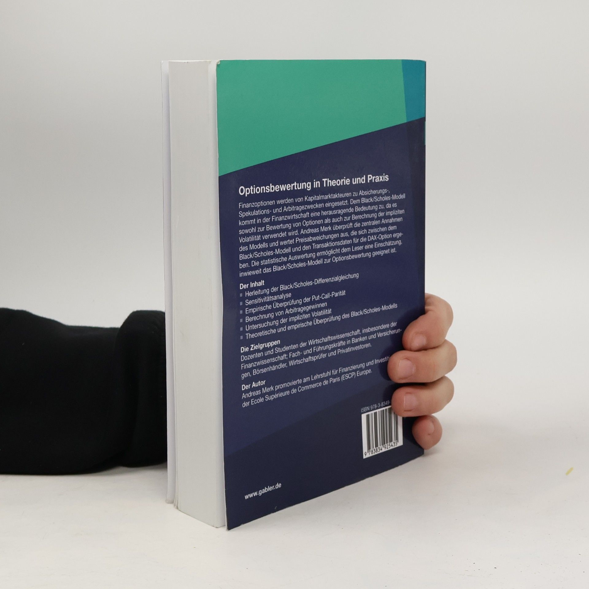 Andreas Merk Optionsbewertung in Theorie und Praxis