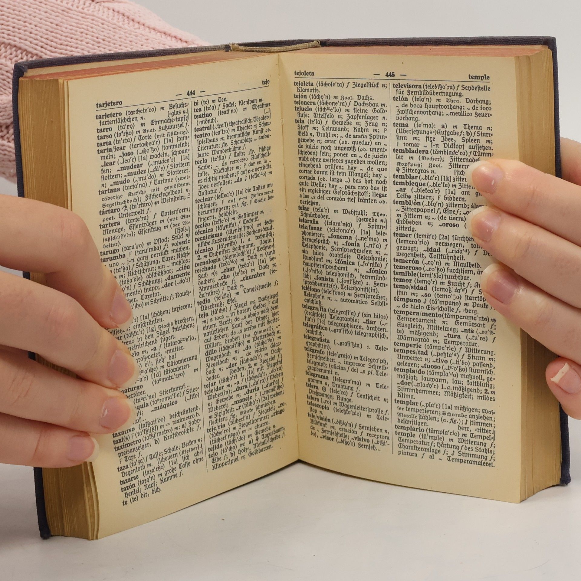Th. Schoen Diccionario Manual de las Lenguas Española y Alemana. Langenscheidts Taschenwörterbuch