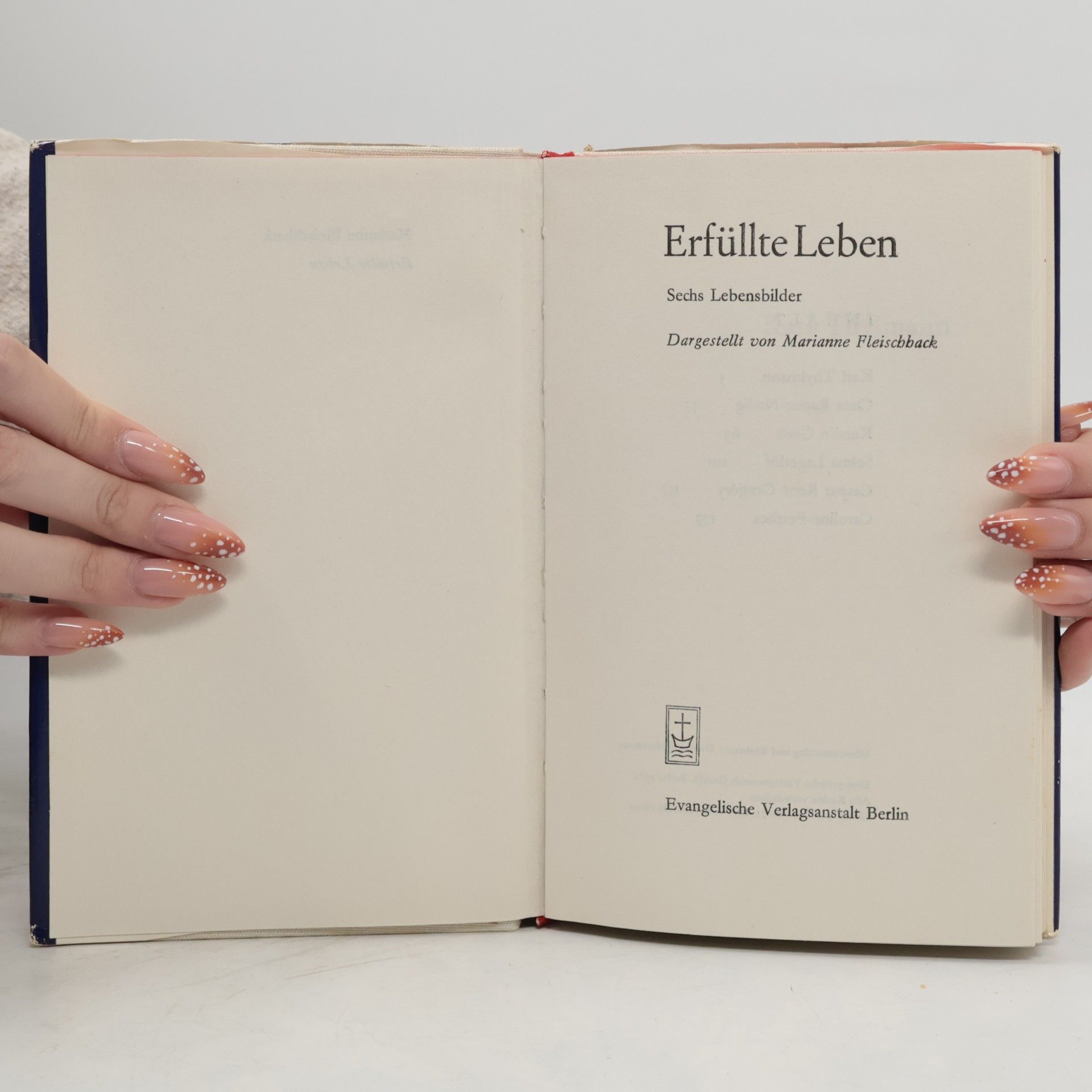 Marianne Fleischhack Erfüllte Leben