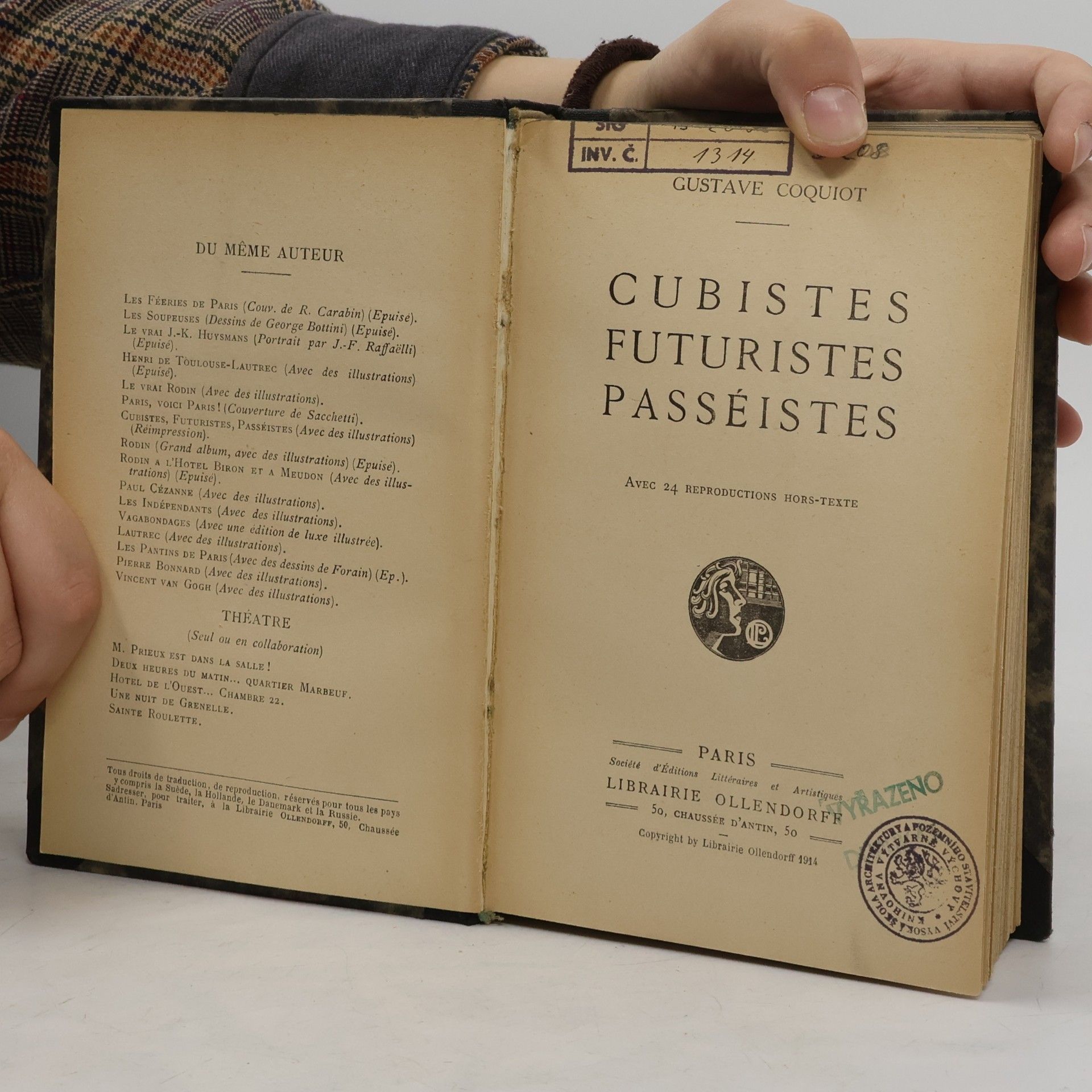 Gustave Coquiot Cubistes Futuristes Passéistes