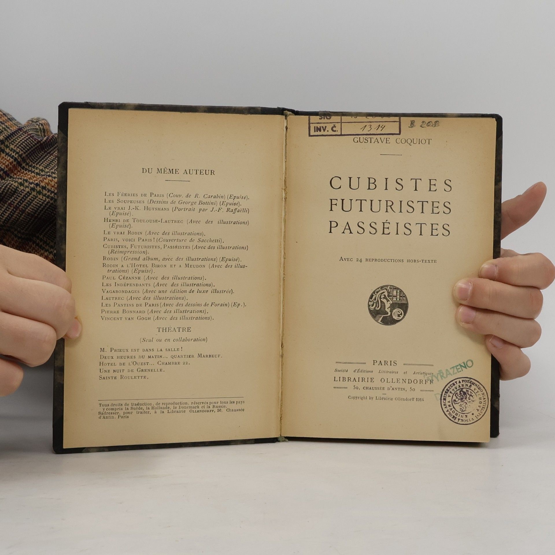 Gustave Coquiot Cubistes Futuristes Passéistes