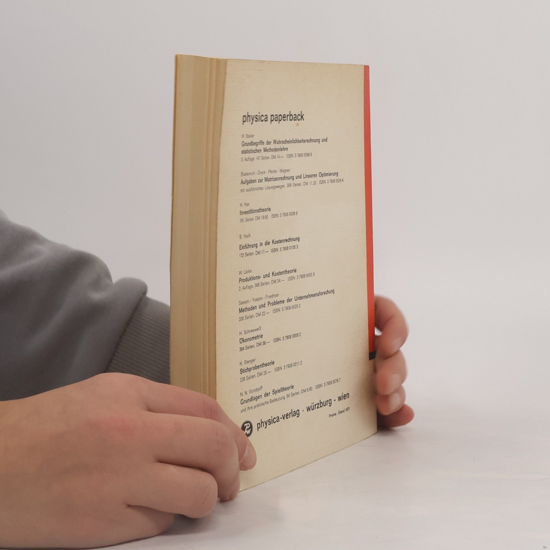 K. M. Brauer Physica-Paperback: Allgemeine Betriebswirtschaftslehre