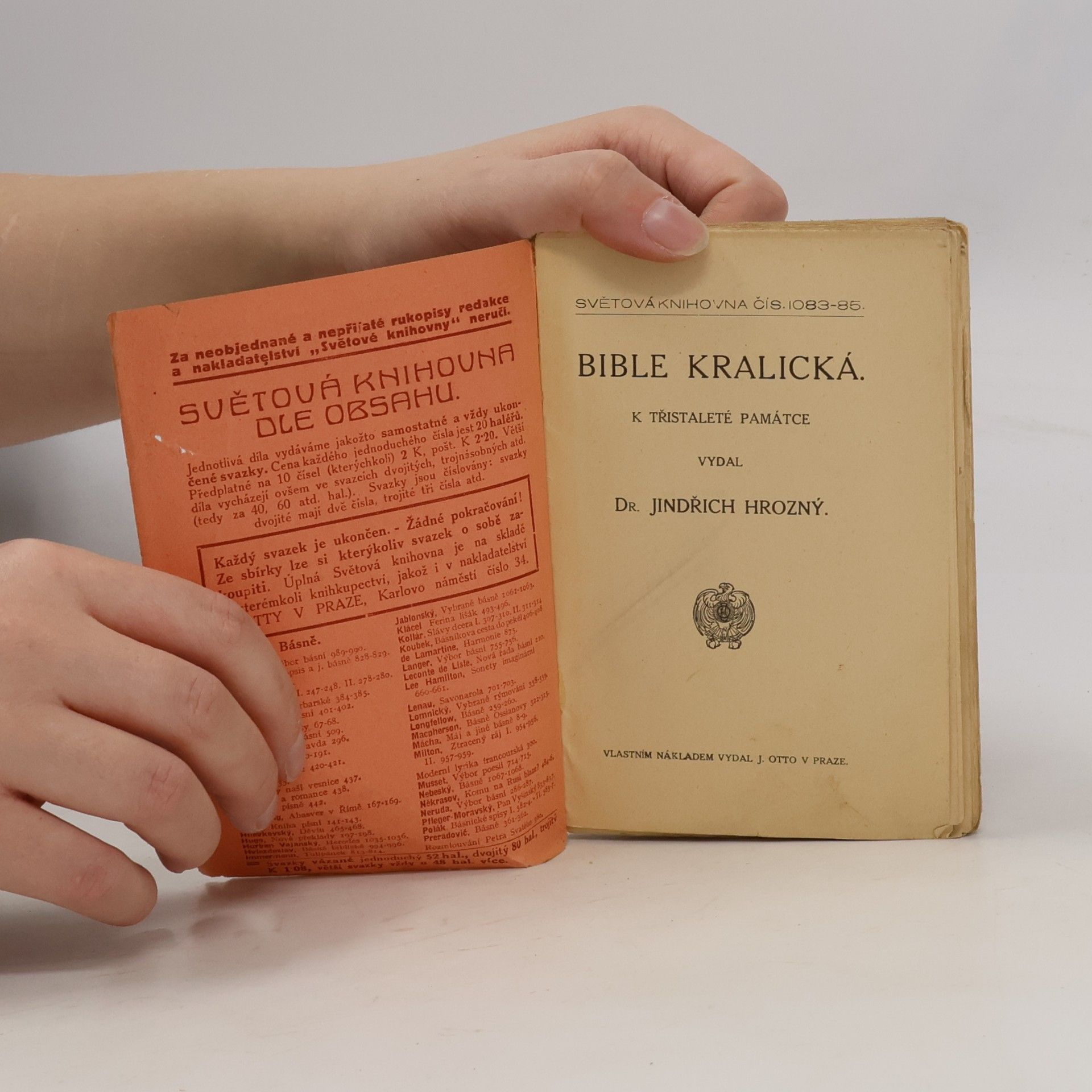 Jaroslav Kvapil Bible Kralická