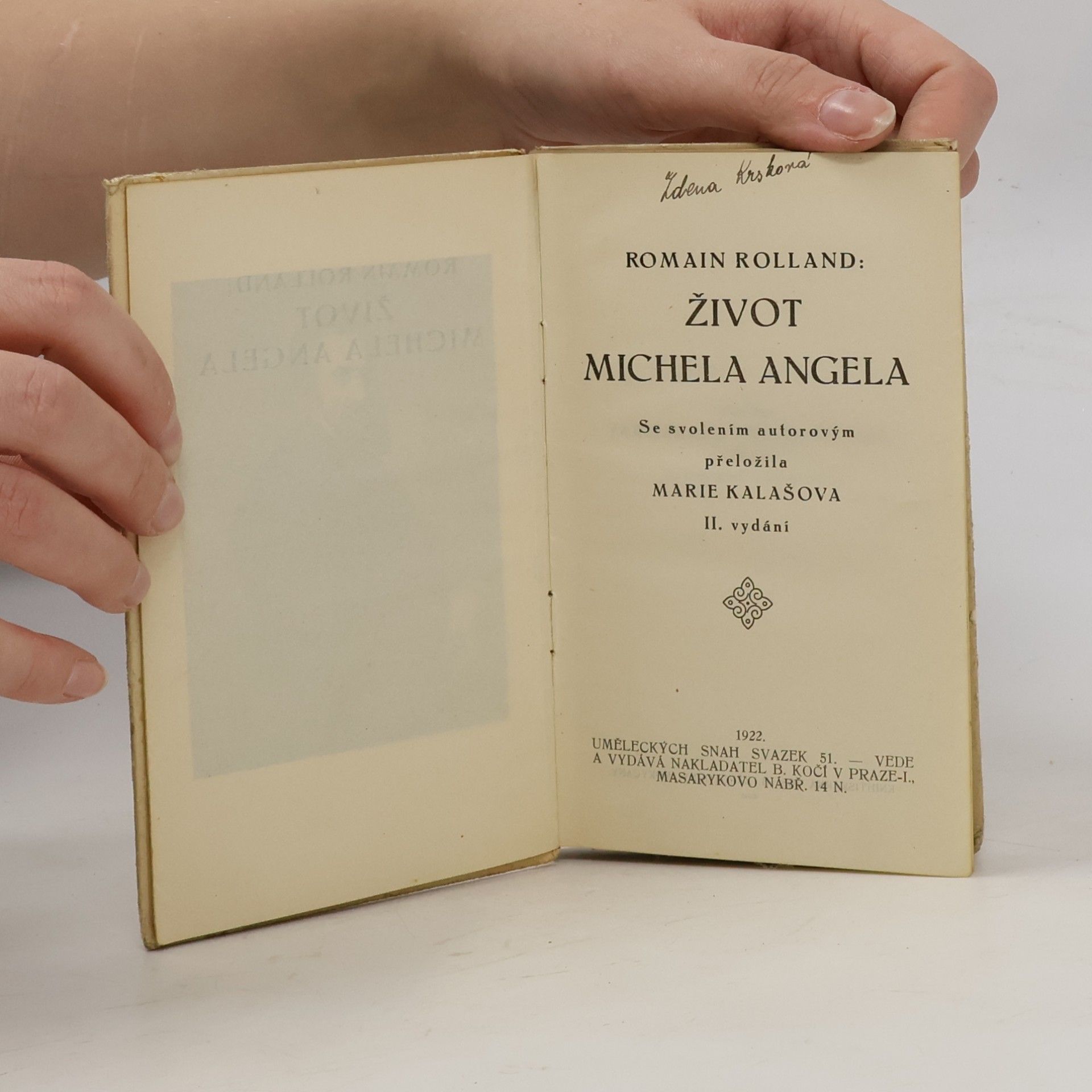 Romain Rolland Život Michela Angela