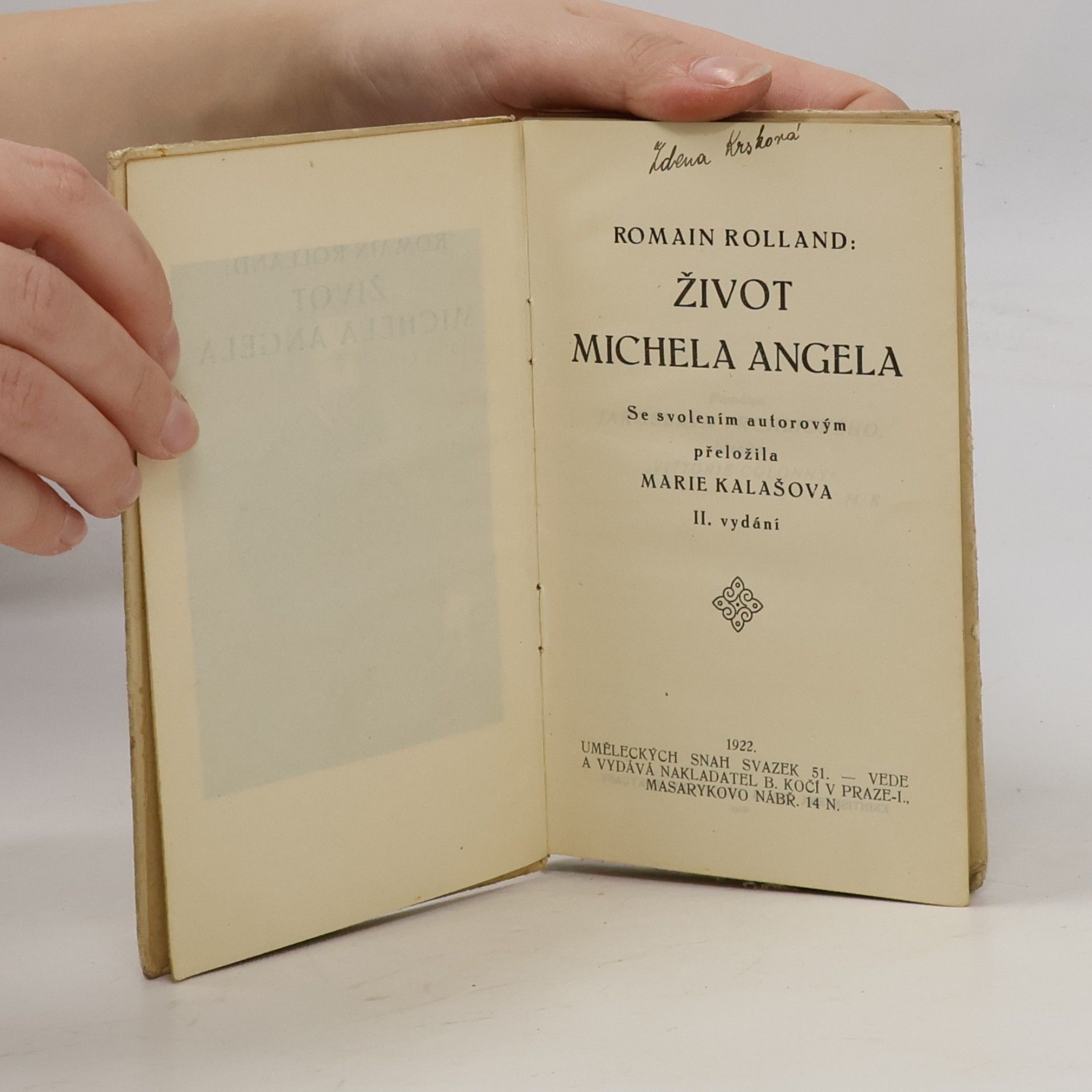 Romain Rolland Život Michela Angela