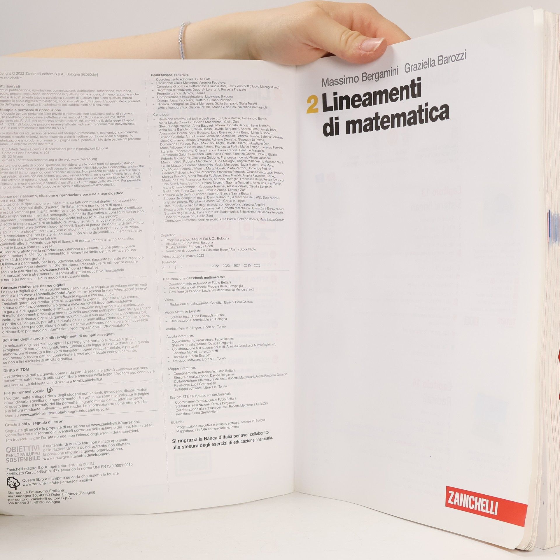 Massimo Bergamini Lineamenti di matematica con Tutor