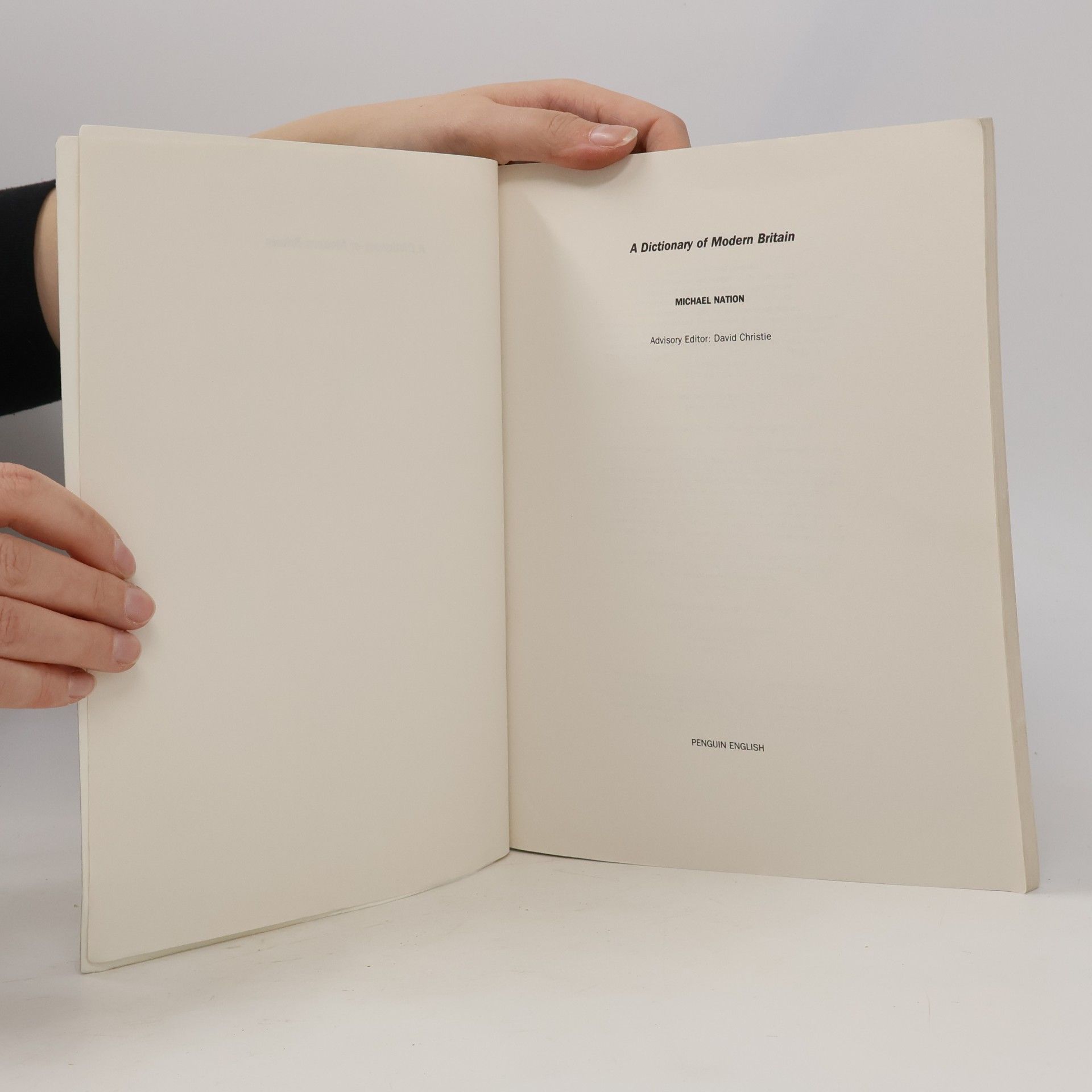 Michael Nation Penguin English: A Dictionary of Modern Britain