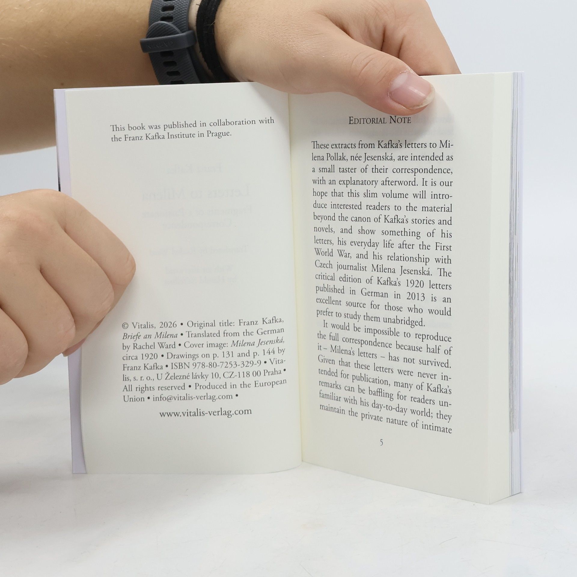 Franz Kafka Letters to Milena (Prague Edition)