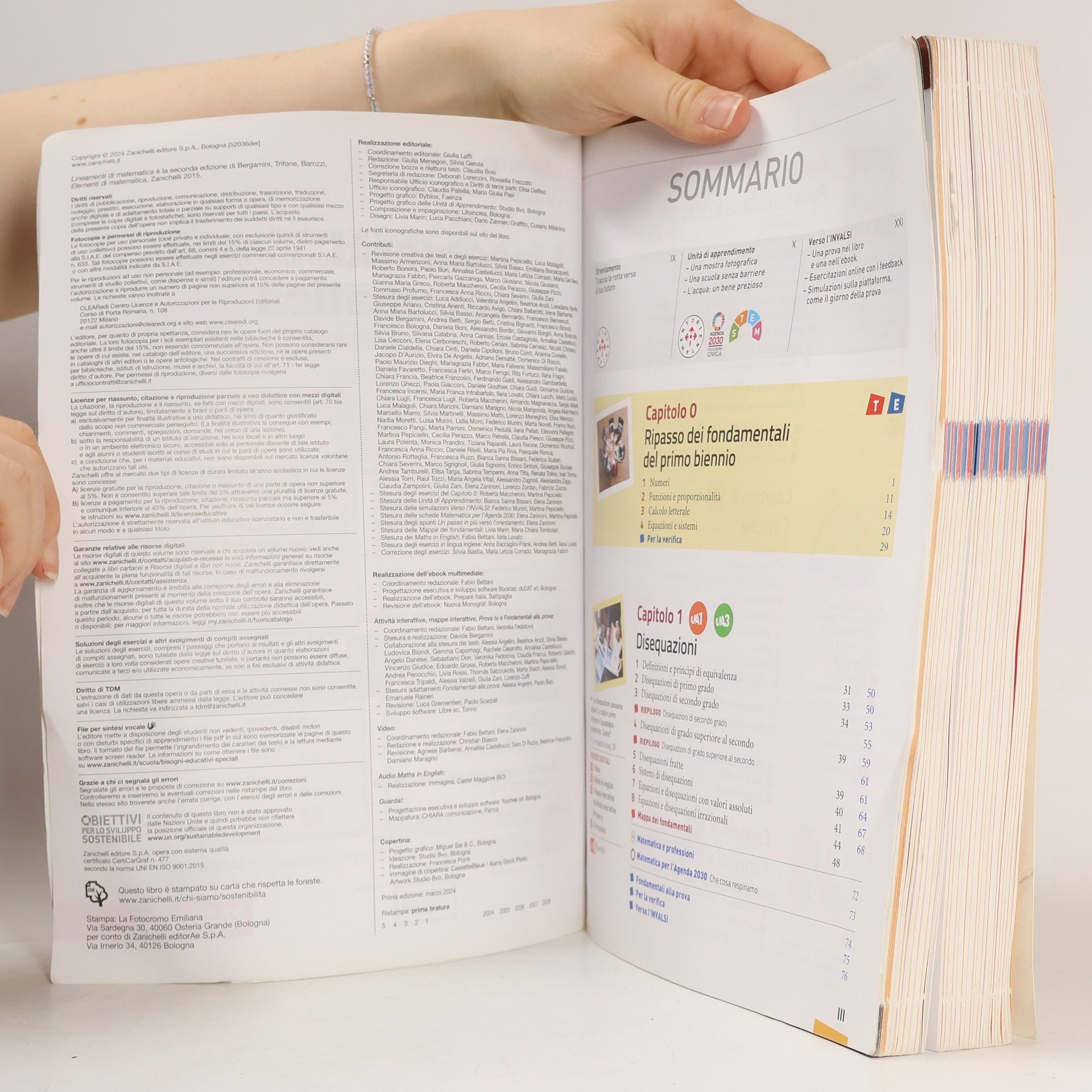 Massimo Bergamini Lineamenti di matematica. Vol. unico. Per le scuole superiori. Con espansione online
