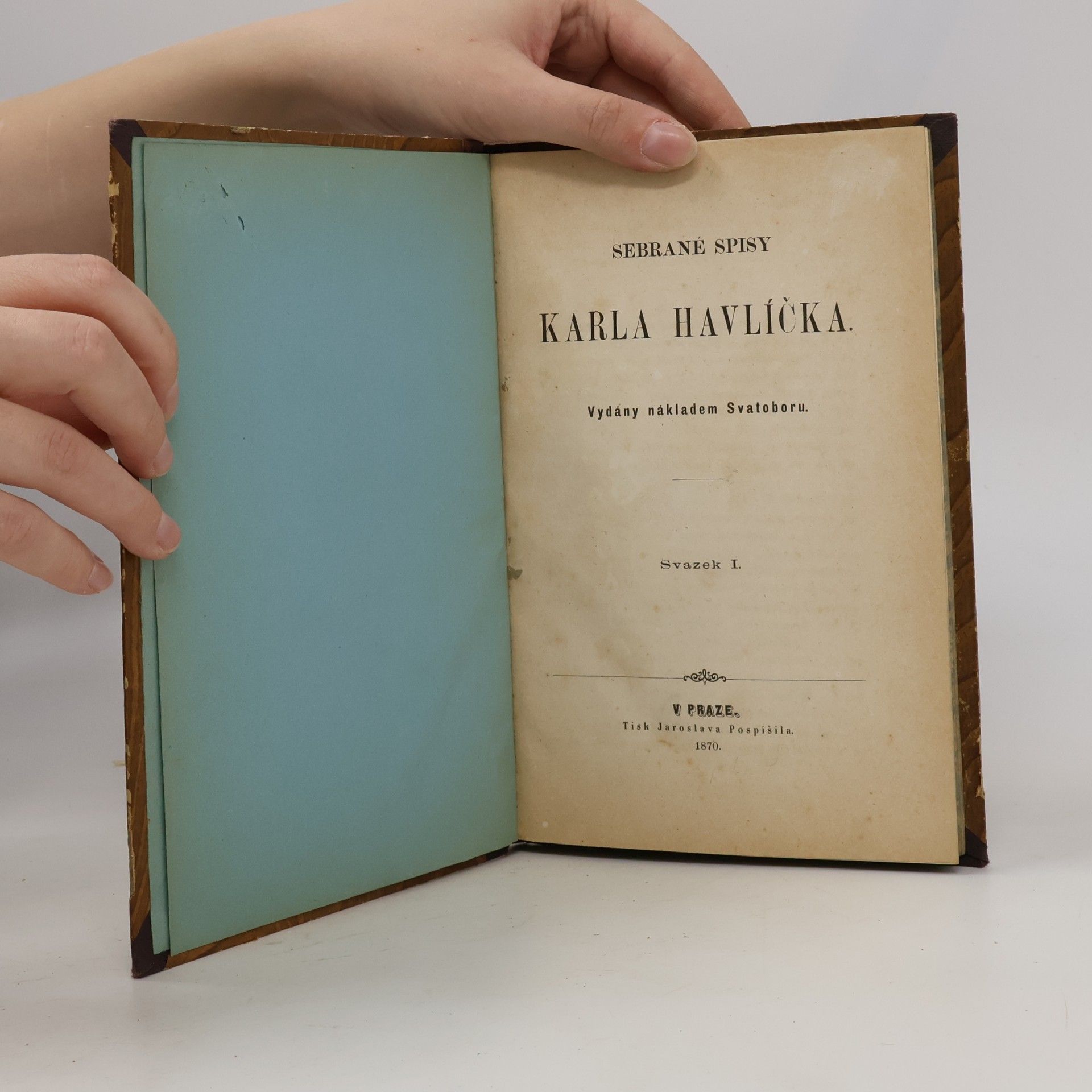 Karel Havlíček Borovský Sebrané spisy Karla Havlíčka