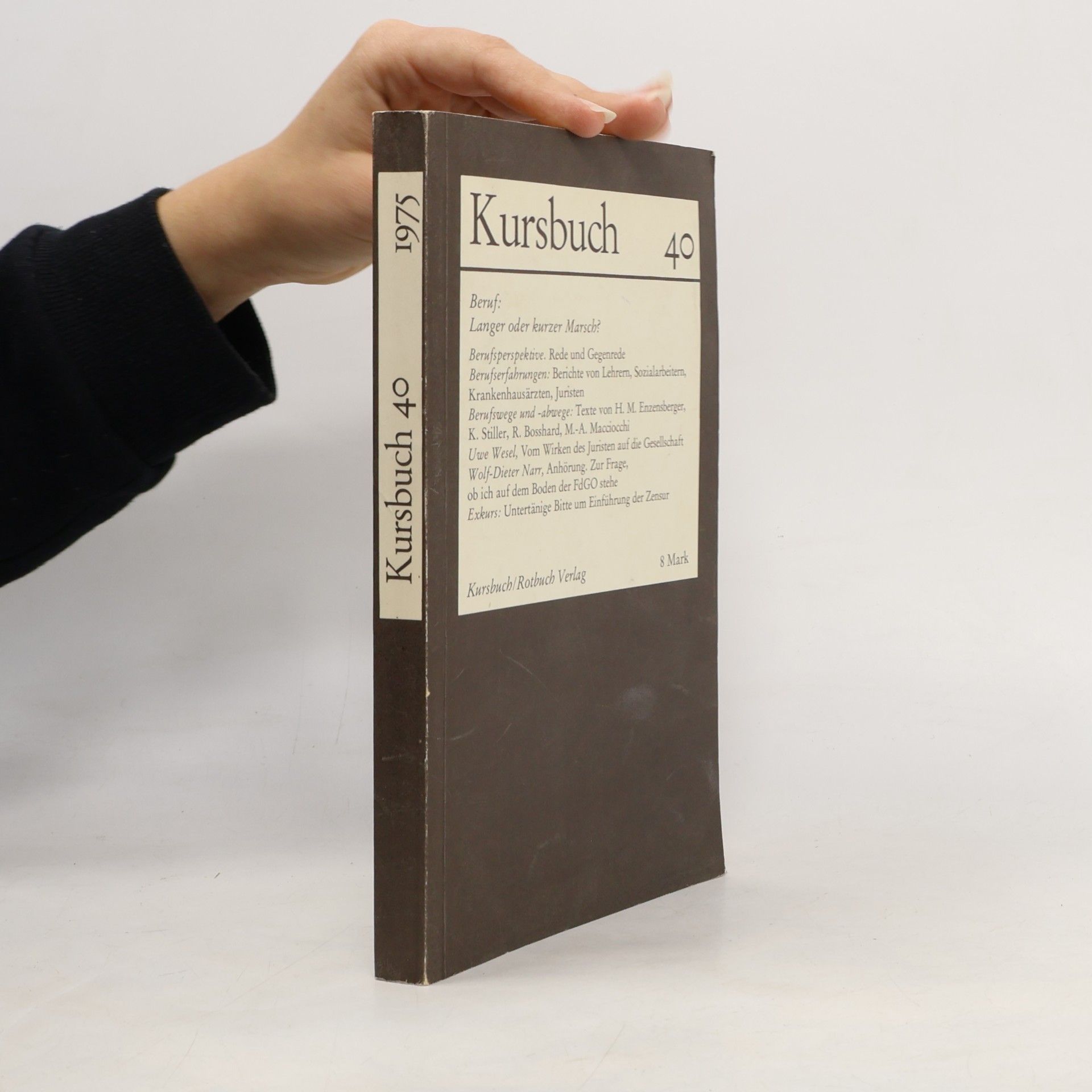 Various authors Kursbuch 40