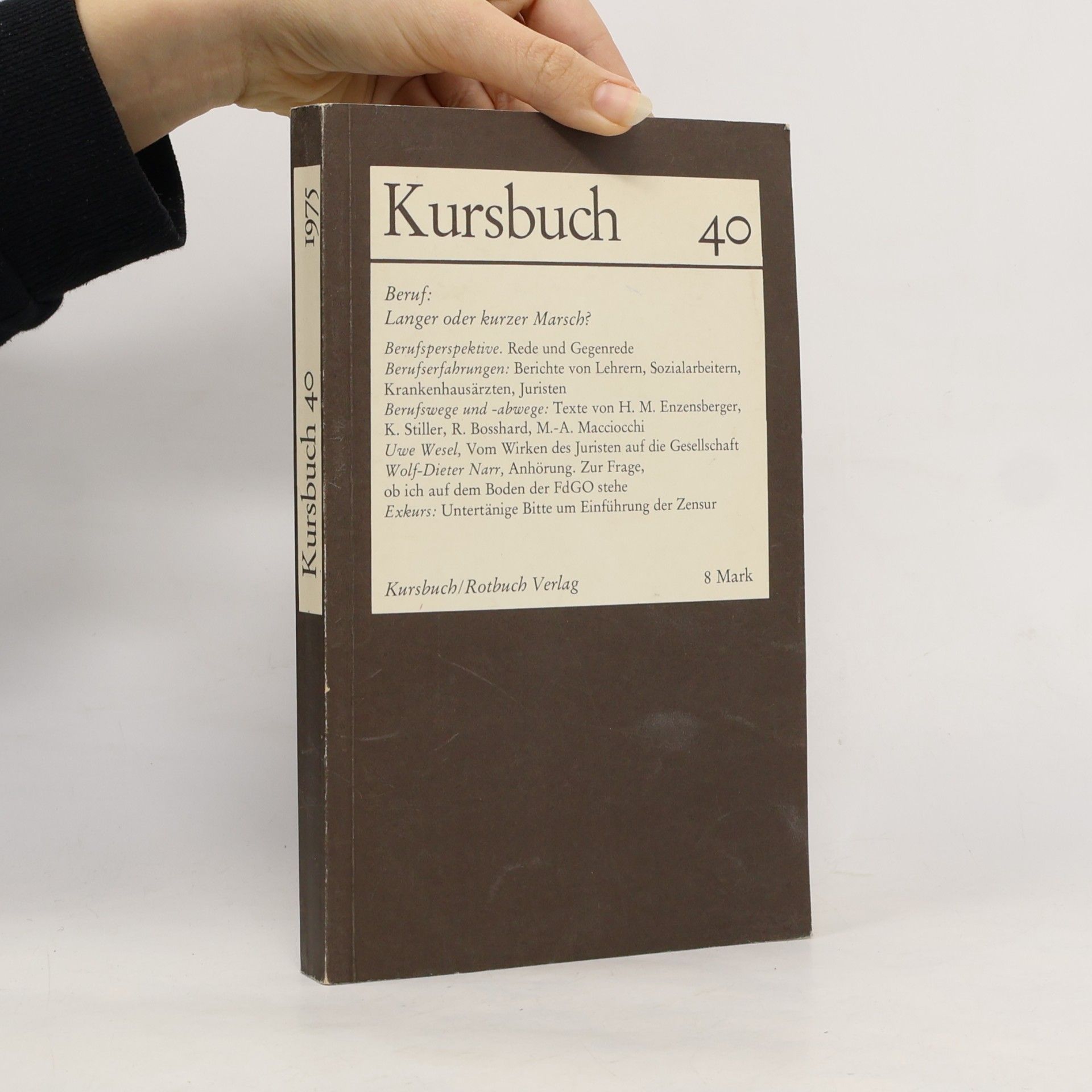 Various authors Kursbuch 40