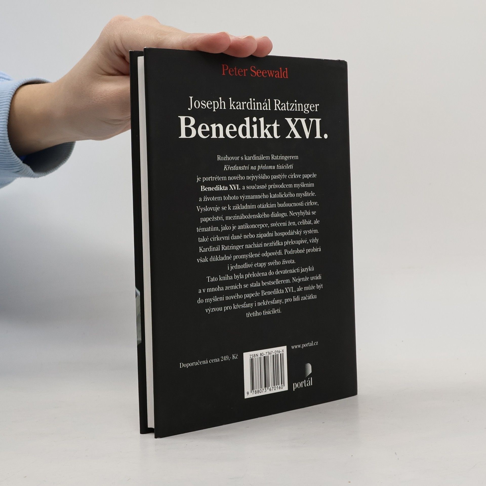 Alžběta Sirovátková Joseph kardinál Ratzinger - Benedikt XVI. : křesťanství na přelomu tisíciletí