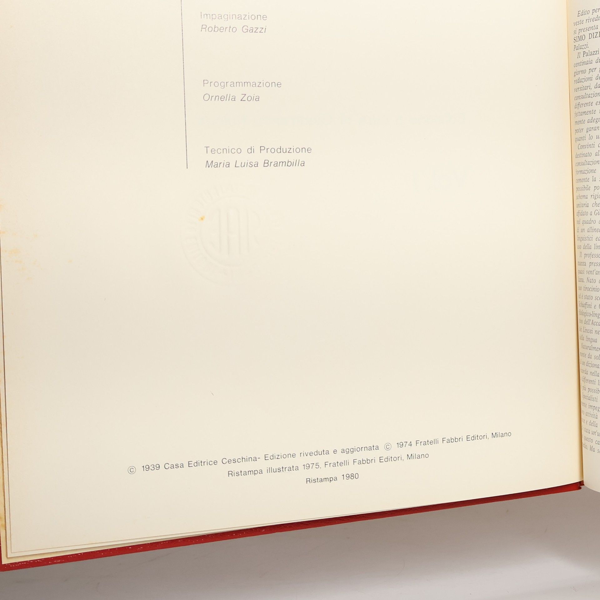 AA.VV. Novissimo dizionario della lingua italiana I.