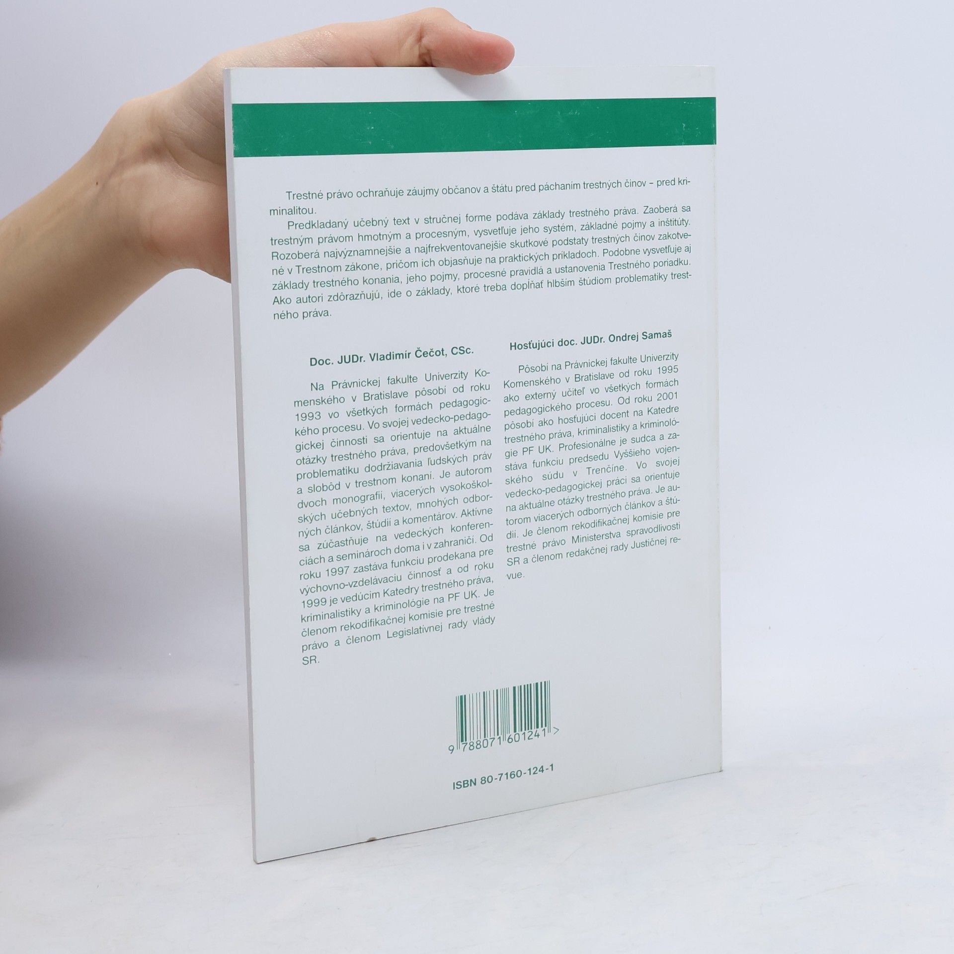 Vladimír Čečot Základy trestného práva