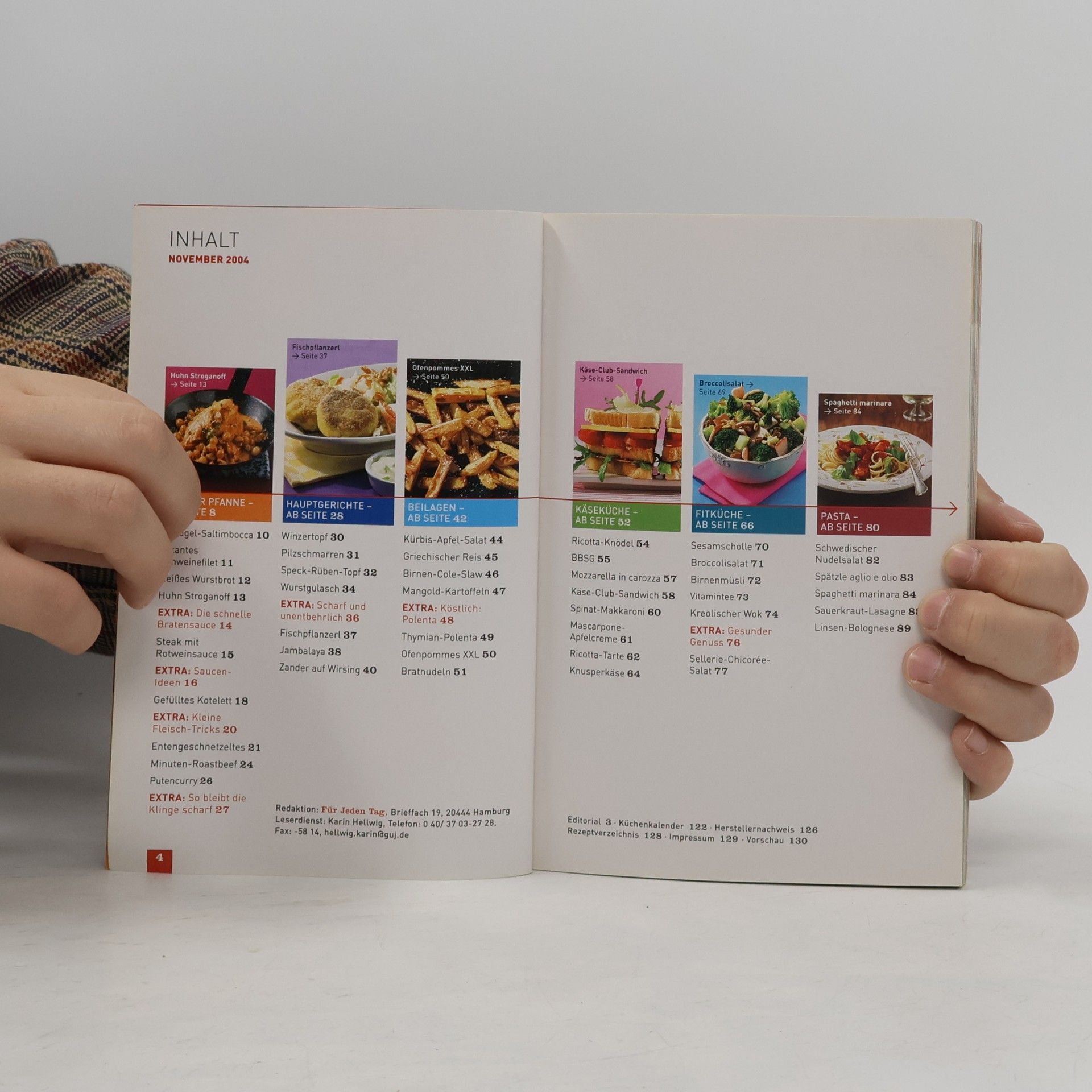 Kolektiv autorů Essen und Trinken für jeden Tag 11/2004