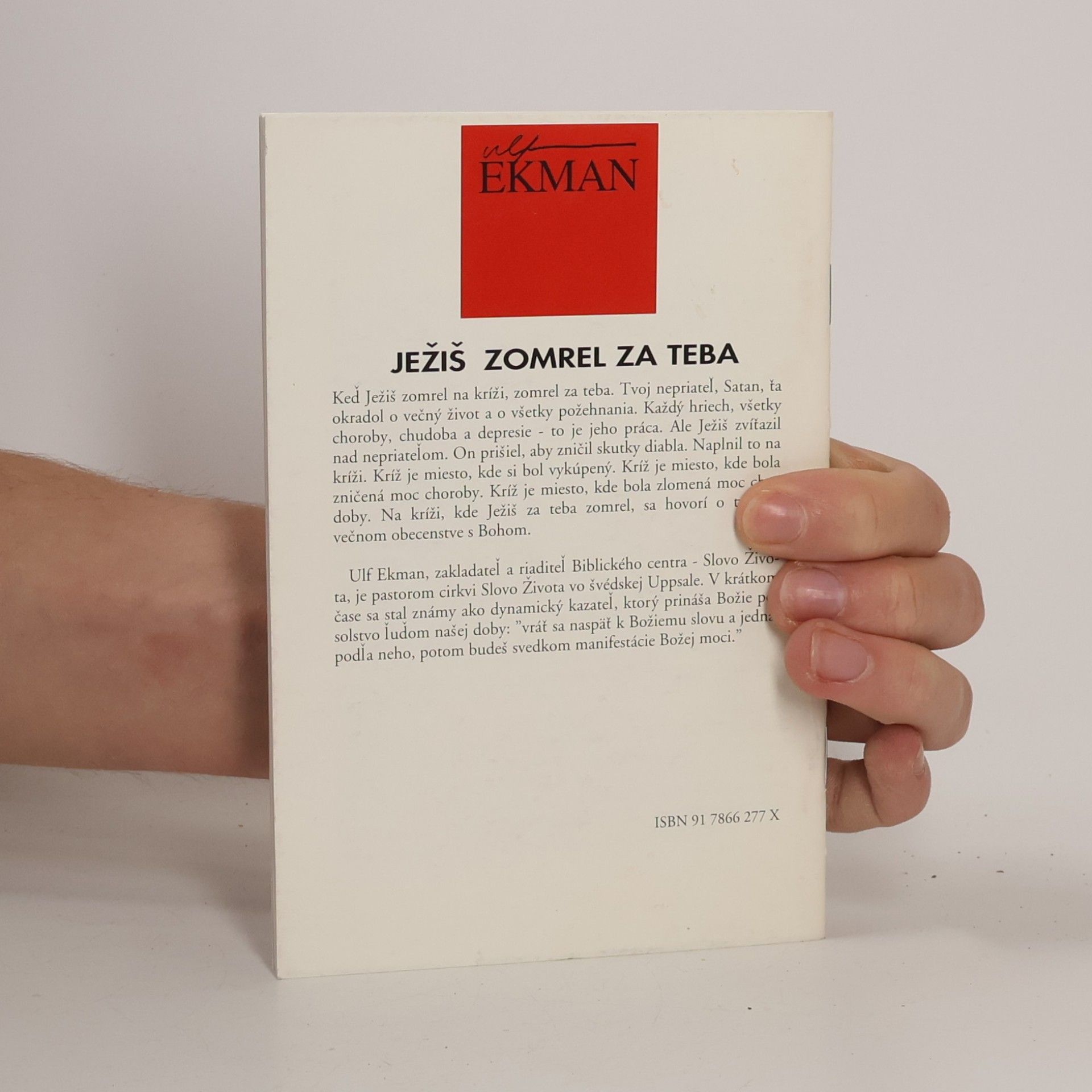Ulf Ekman Ježiš Zomrel Za Teba
