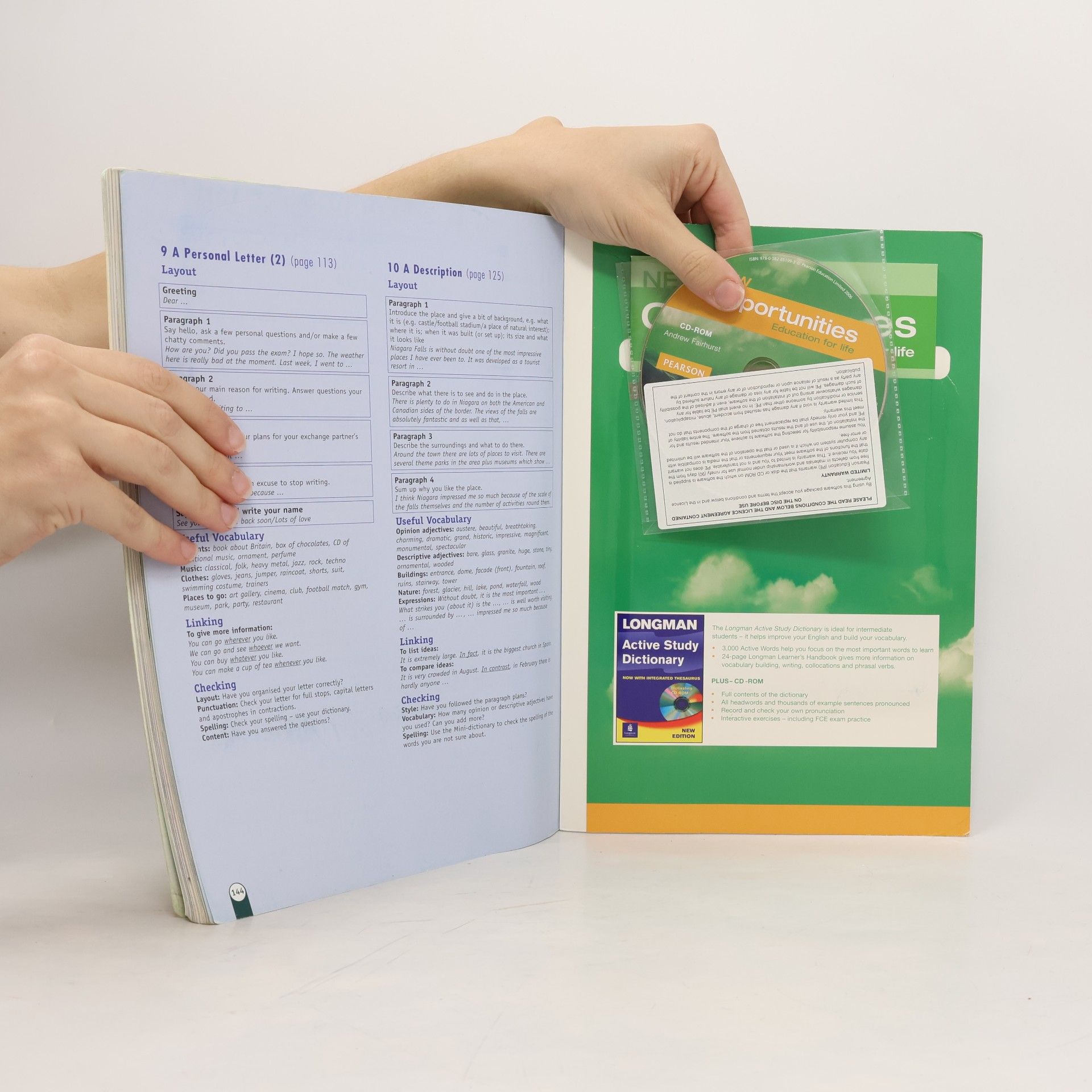 Collectif d'auteurs New Opportunities. Education for life. Intermediate Students' Book. Mini-Dictionary