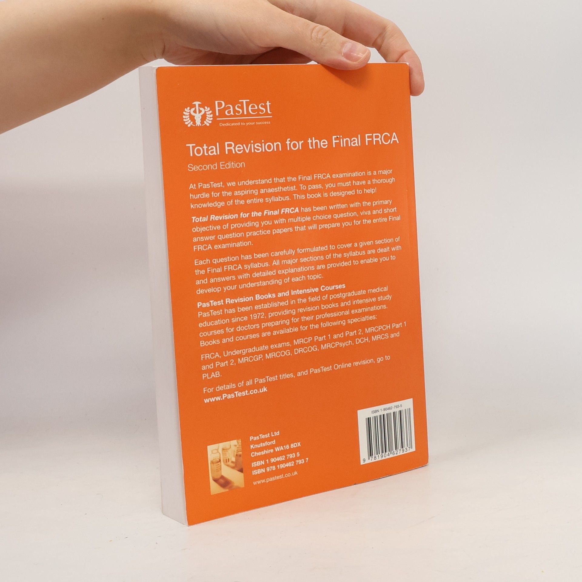 Sarah Chieveley-Williams Total Revision for the Final FRCA - Second Edition