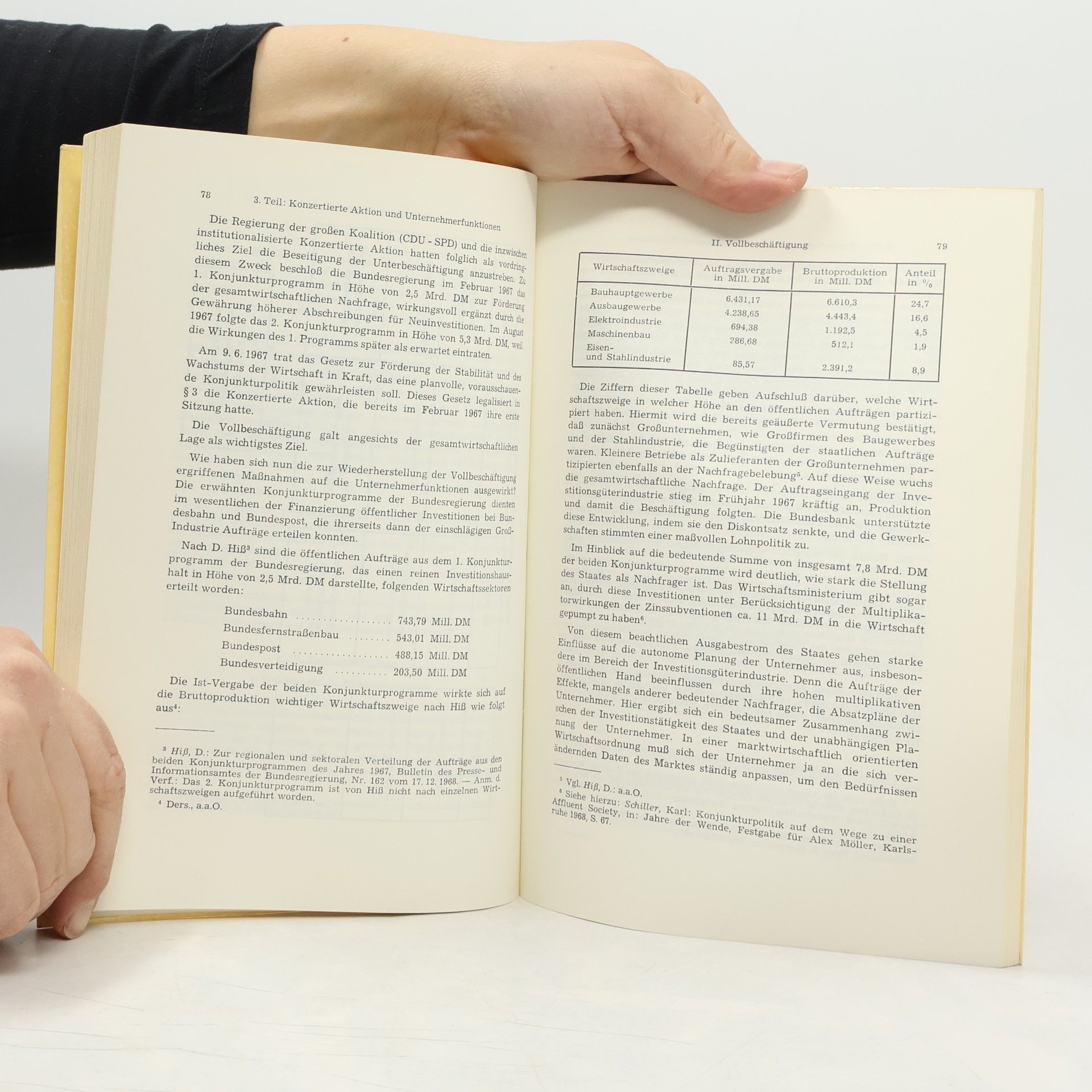 Werner Schmidt-Hieber Volkswirtschaftliche Schriften - 213: Der Wandel der Unternehmerfunktionen in der Bundesrepublik Deutschland unter dem Einfluss der Konzertierten Aktion