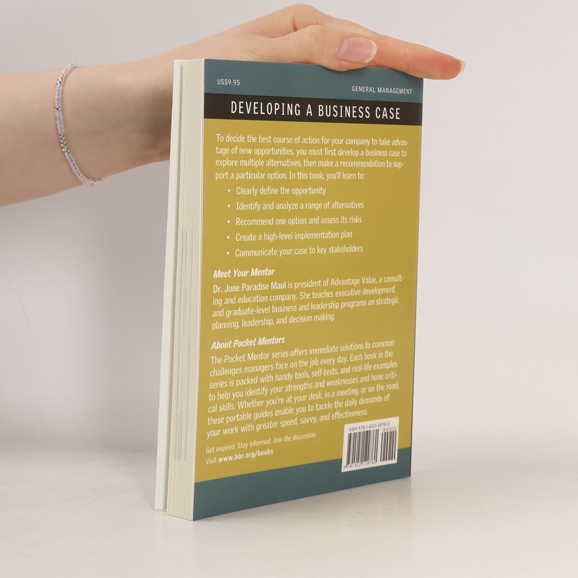 Harvard Business Review Pocket Mentor: Developing a Business Case