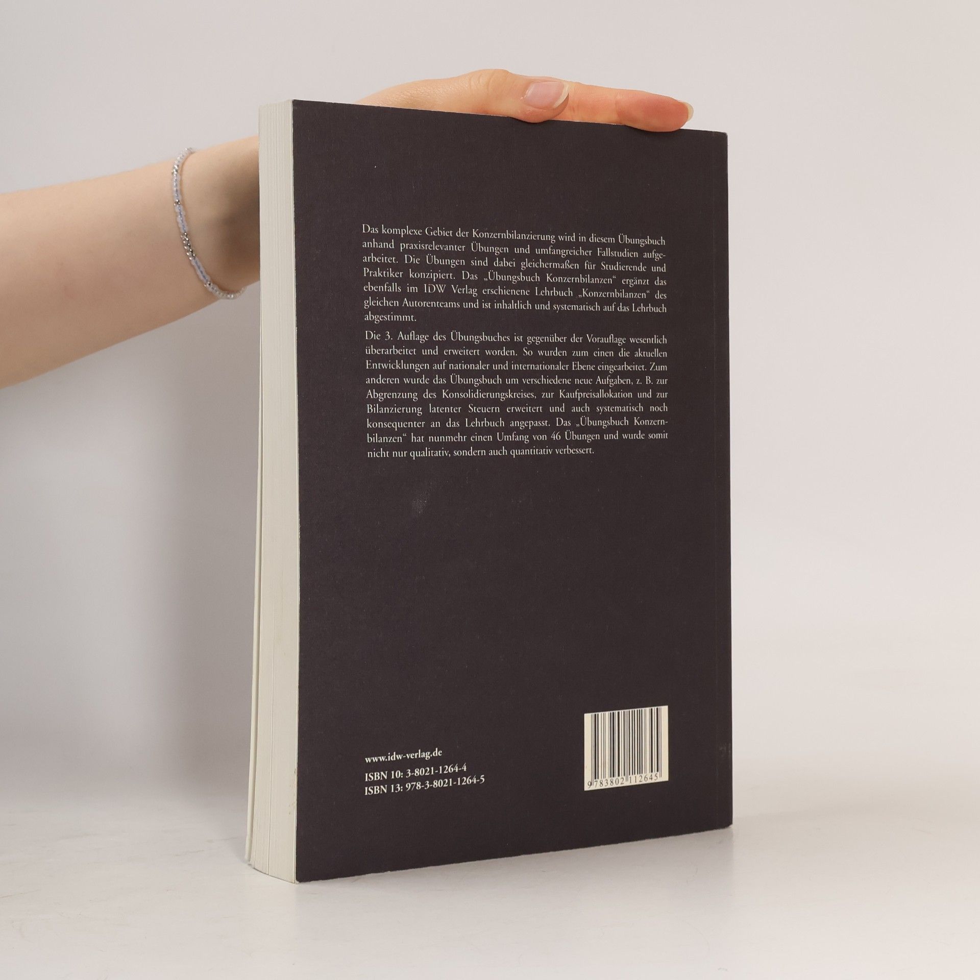 Jörg Baetge Übungsbuch Konzernbilanzen: 3., wesentlich überarbeitete und erweiterte Auflage