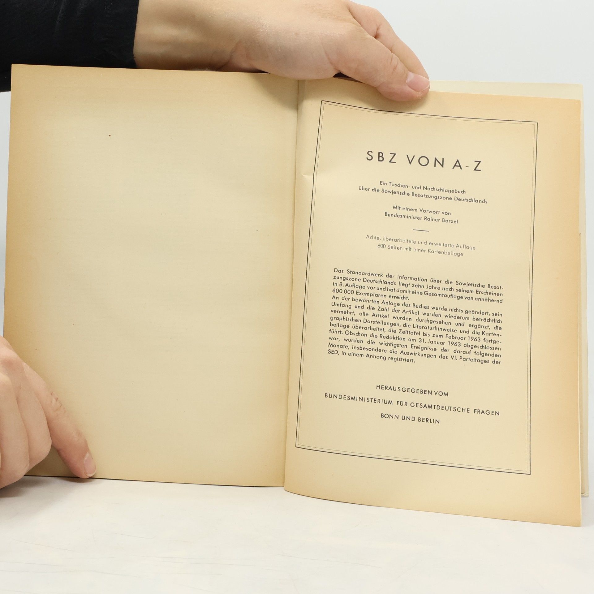Autorenkollektiv Die Sowjetische Besatzungszone Deutschlands in den Jahren 1959-1960