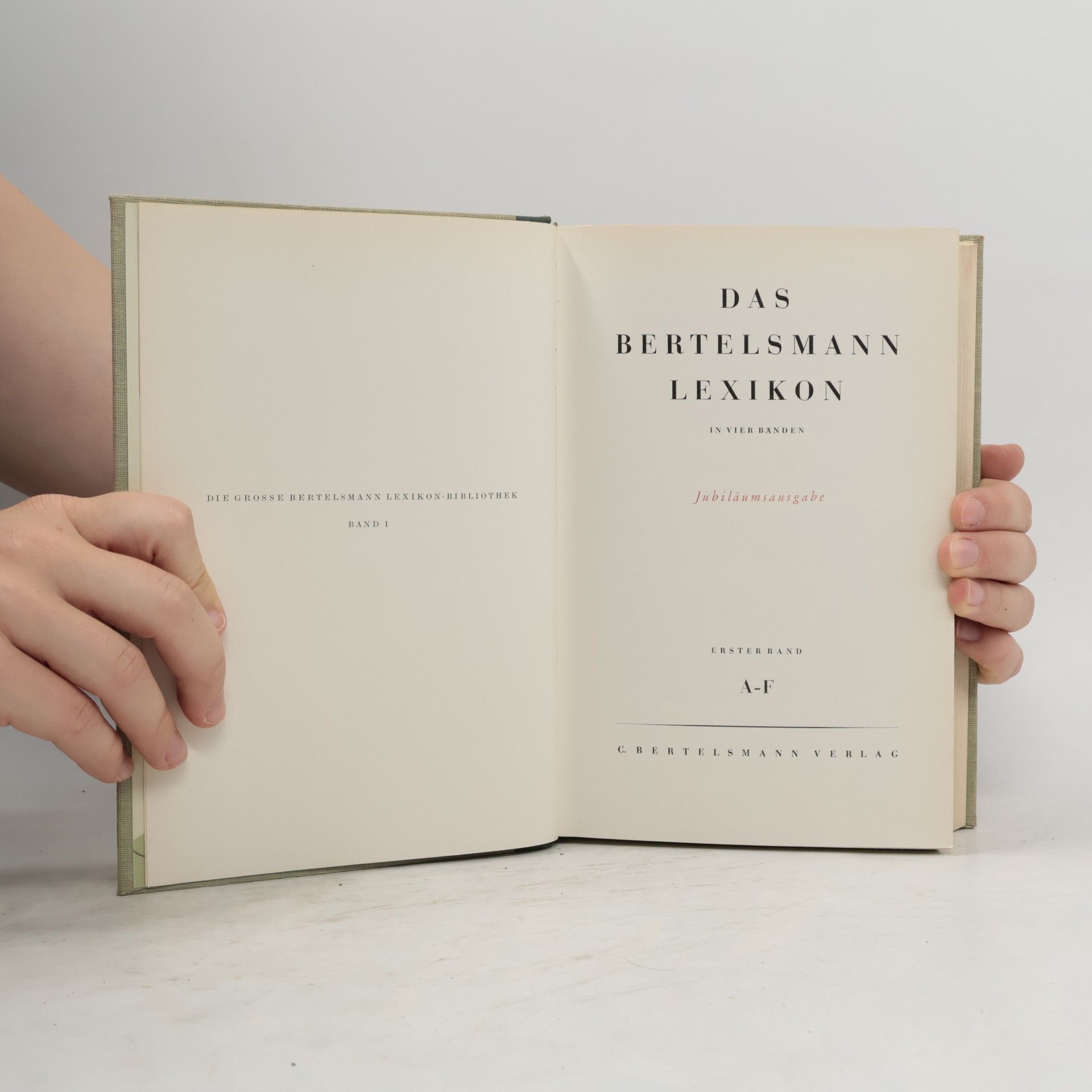 Kolektiv autorů Das Bertelsmann Lexikon A-F