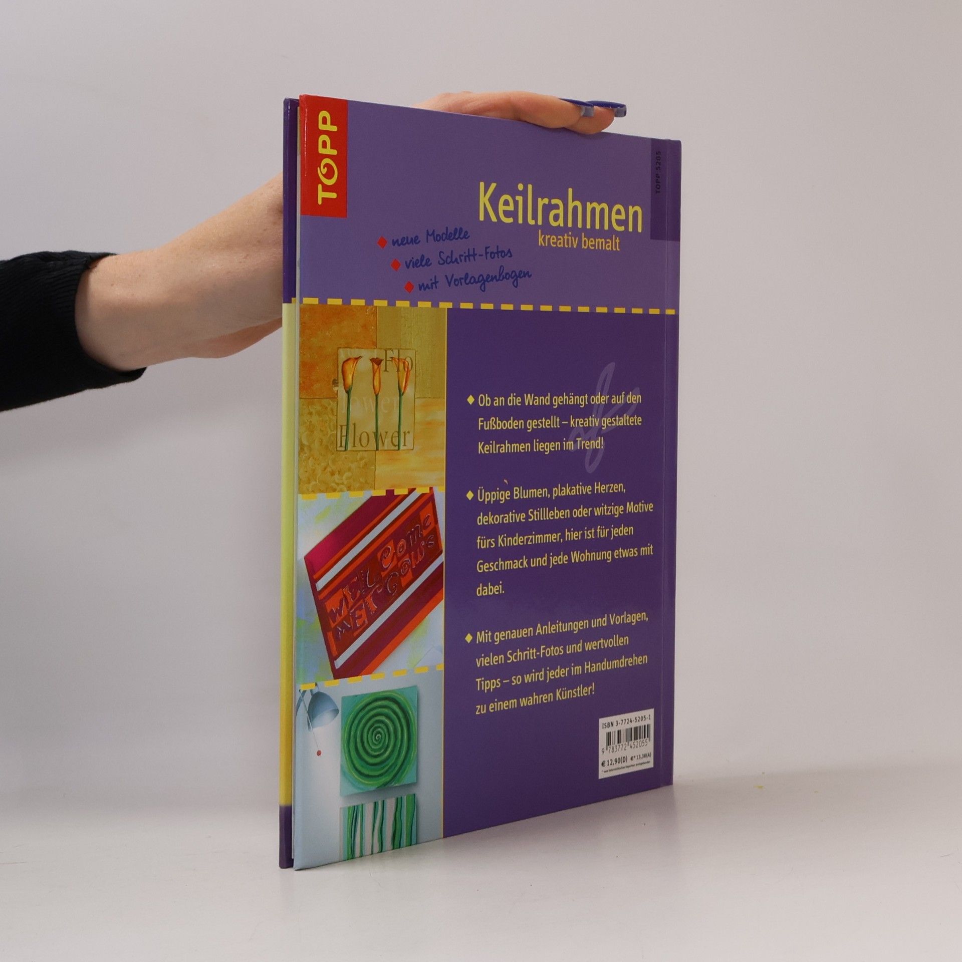Barbara Huber Keilrahmen kreativ bemalt
