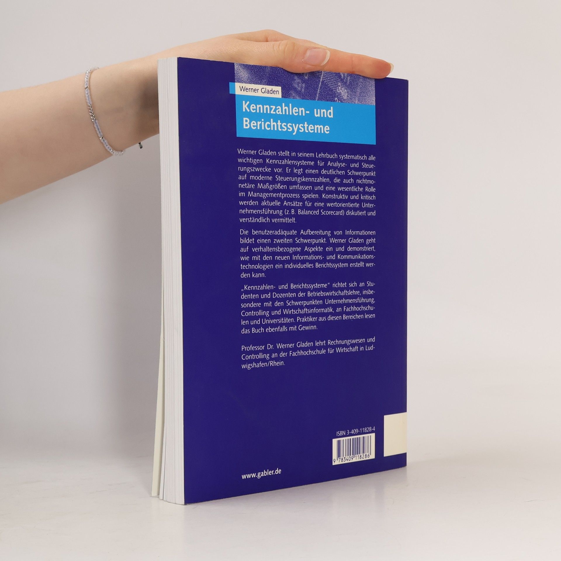 Werner Gladen Kennzahlen und Berichtssysteme - Lehrbuch