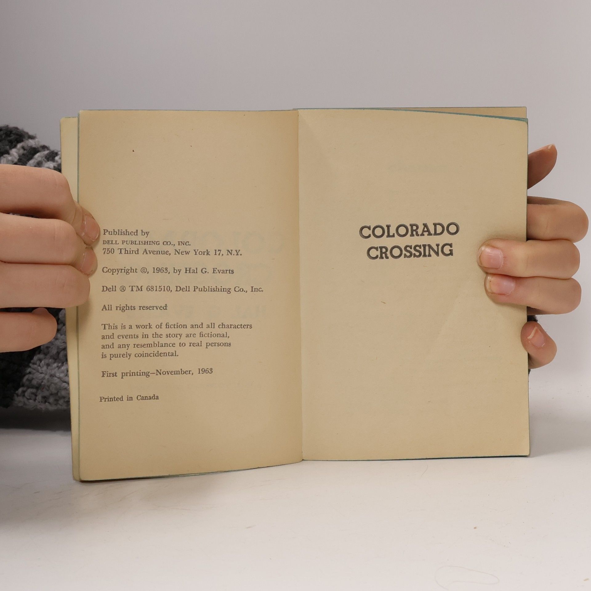 Hal. G. Evarts Colorado Crossing