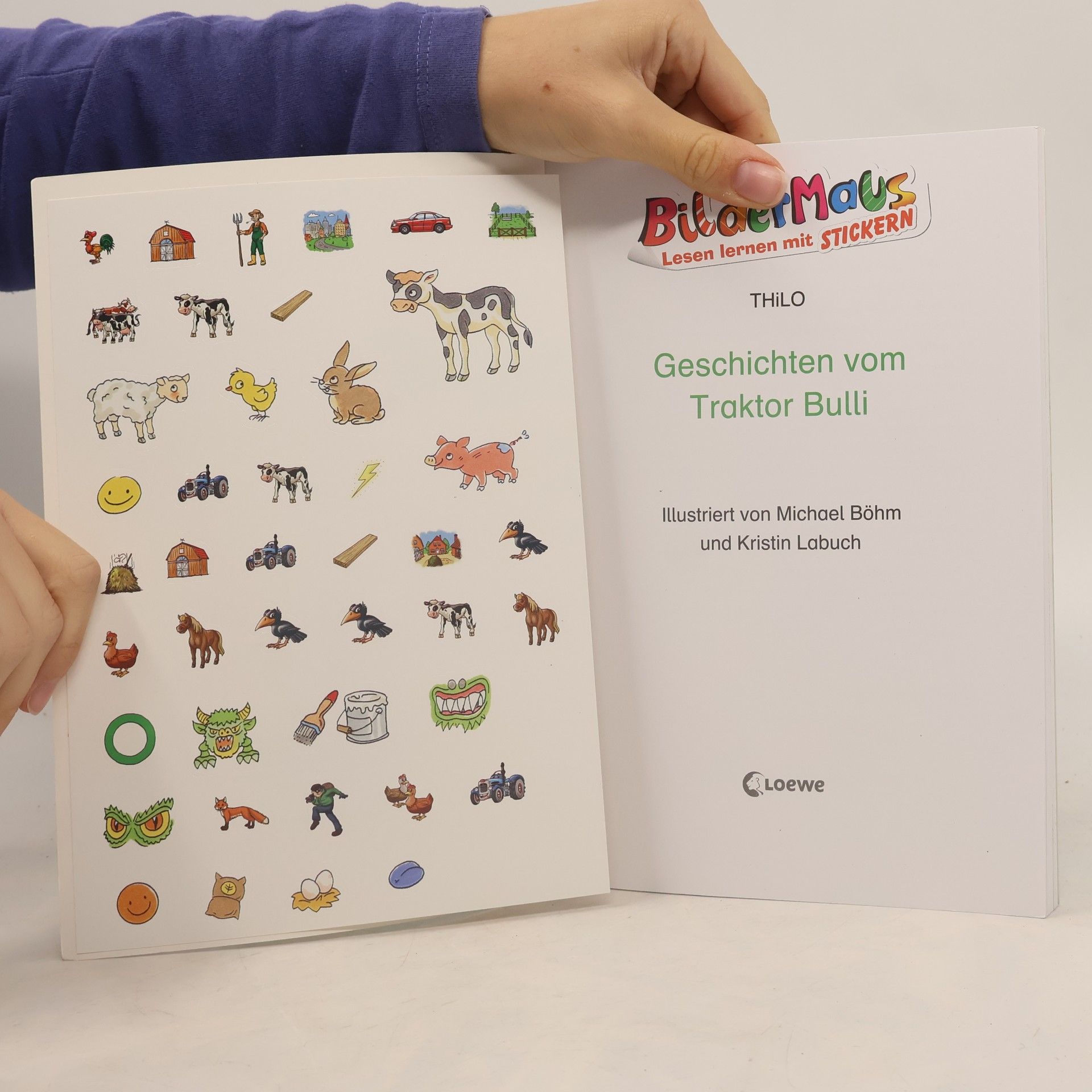 Thilo Bildermaus - Lesen lernen mit Stickern: Geschichten vom Traktor Bulli