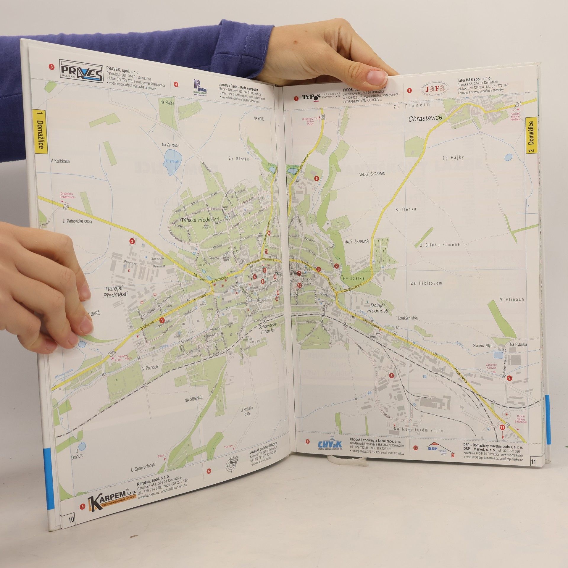 Kolektív autorov Atlas měst Karlovarský a Plzeňský kraj