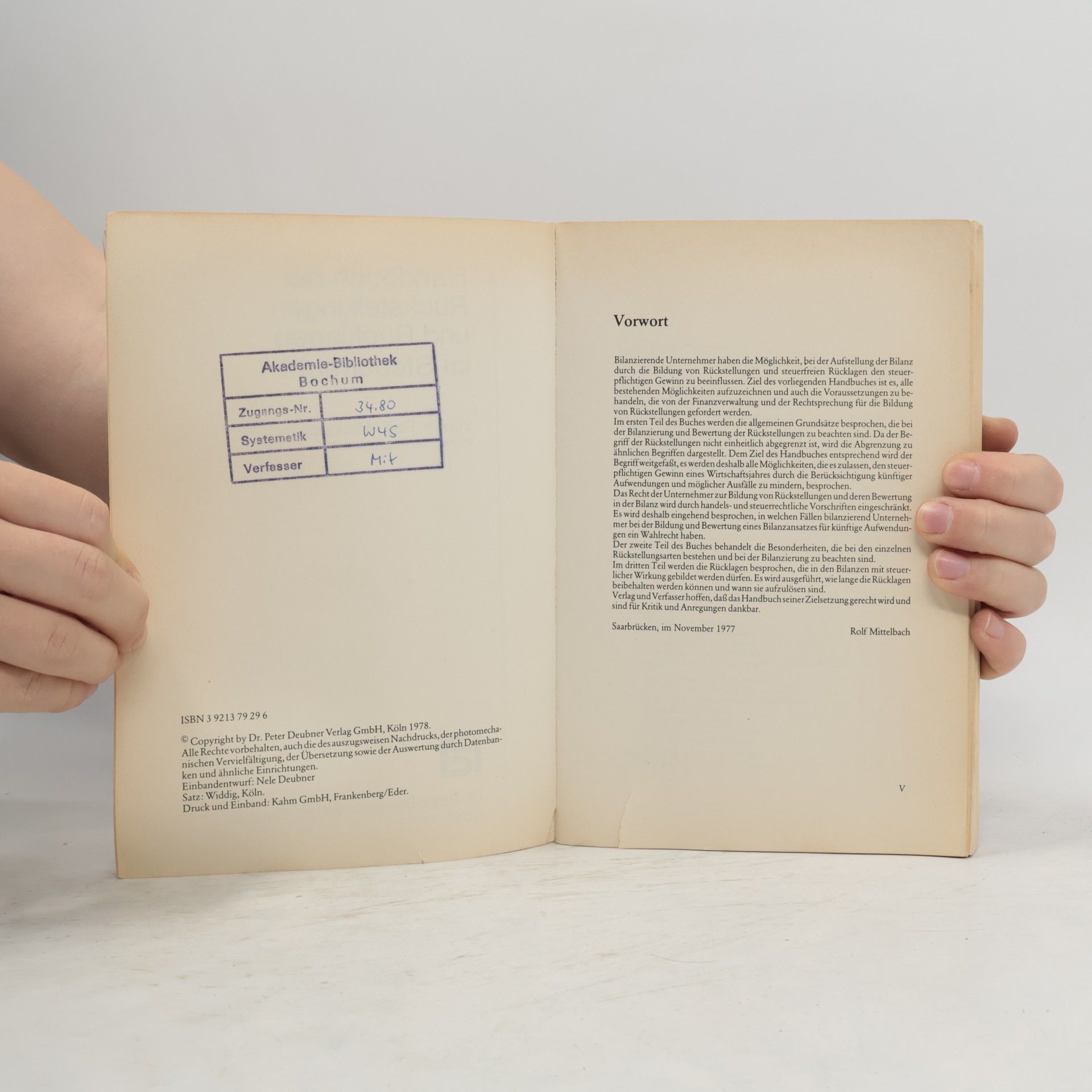 Rolf Mittelbach Handbuch der Rückstellungen und Rücklagen im Steuerrecht