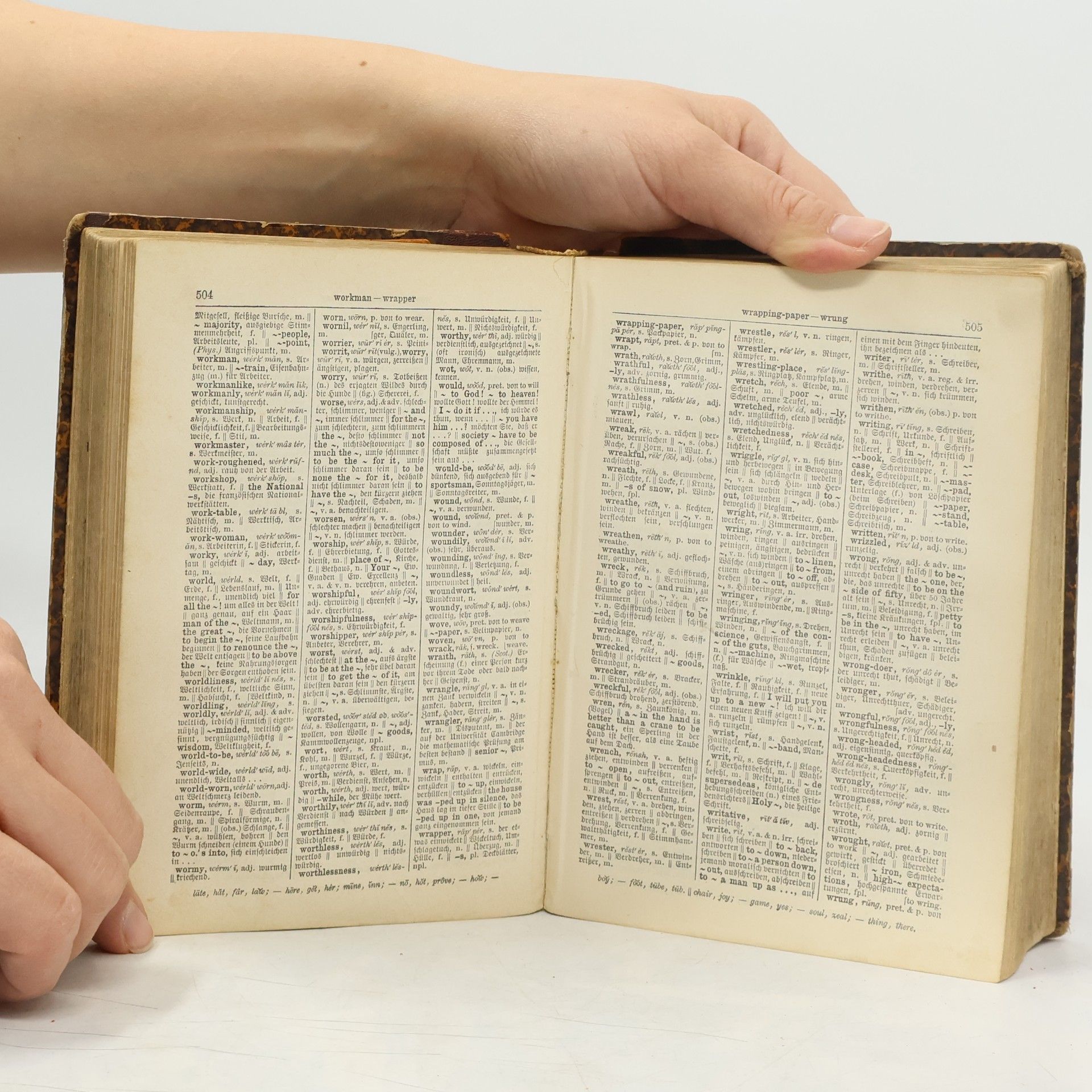 William James Medical dictionary of the English and German languages Medizinisches Wörterbuch der deutschen und englischen Sprache