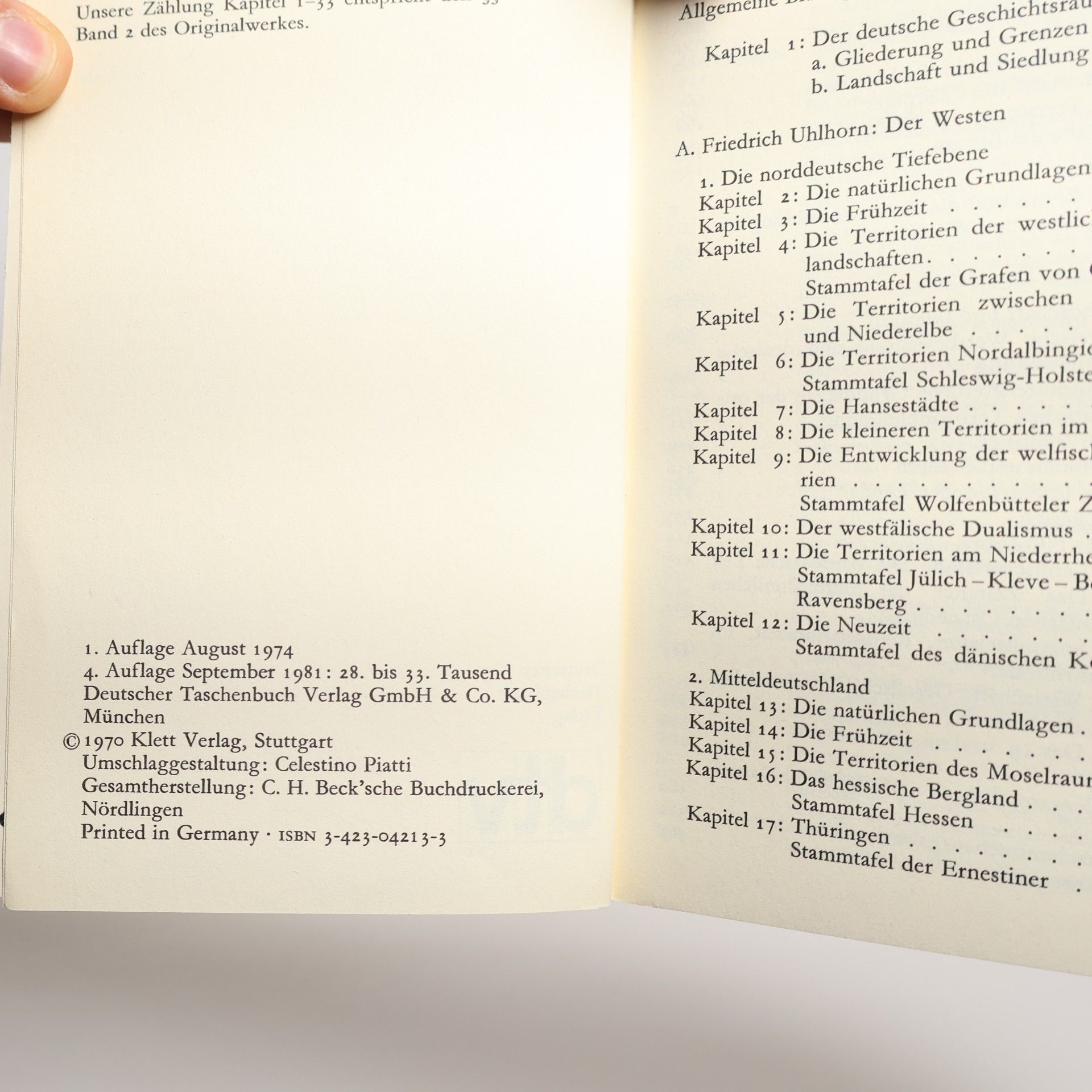 Celestino Piatti Gebhardt Handbuch der deutschen Geschichte Band 13