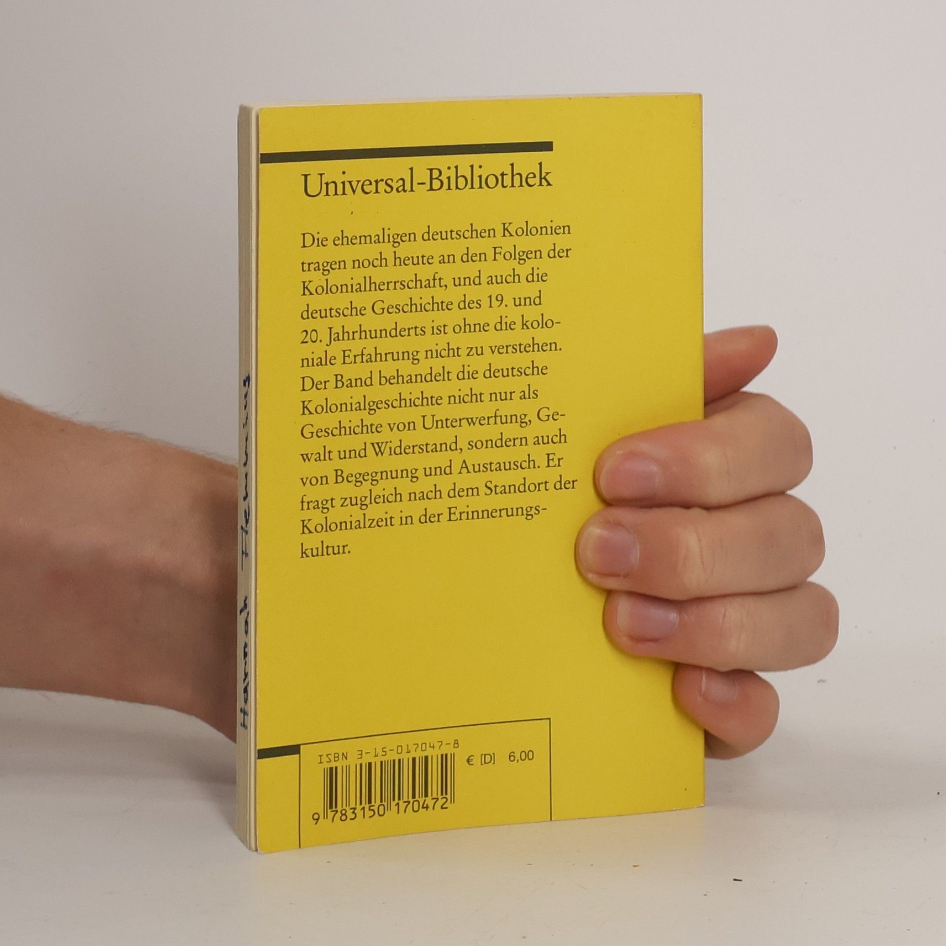 Winfried Speitkamp Reclams Universal-Bibliothek: Deutsche Kolonialgeschichte