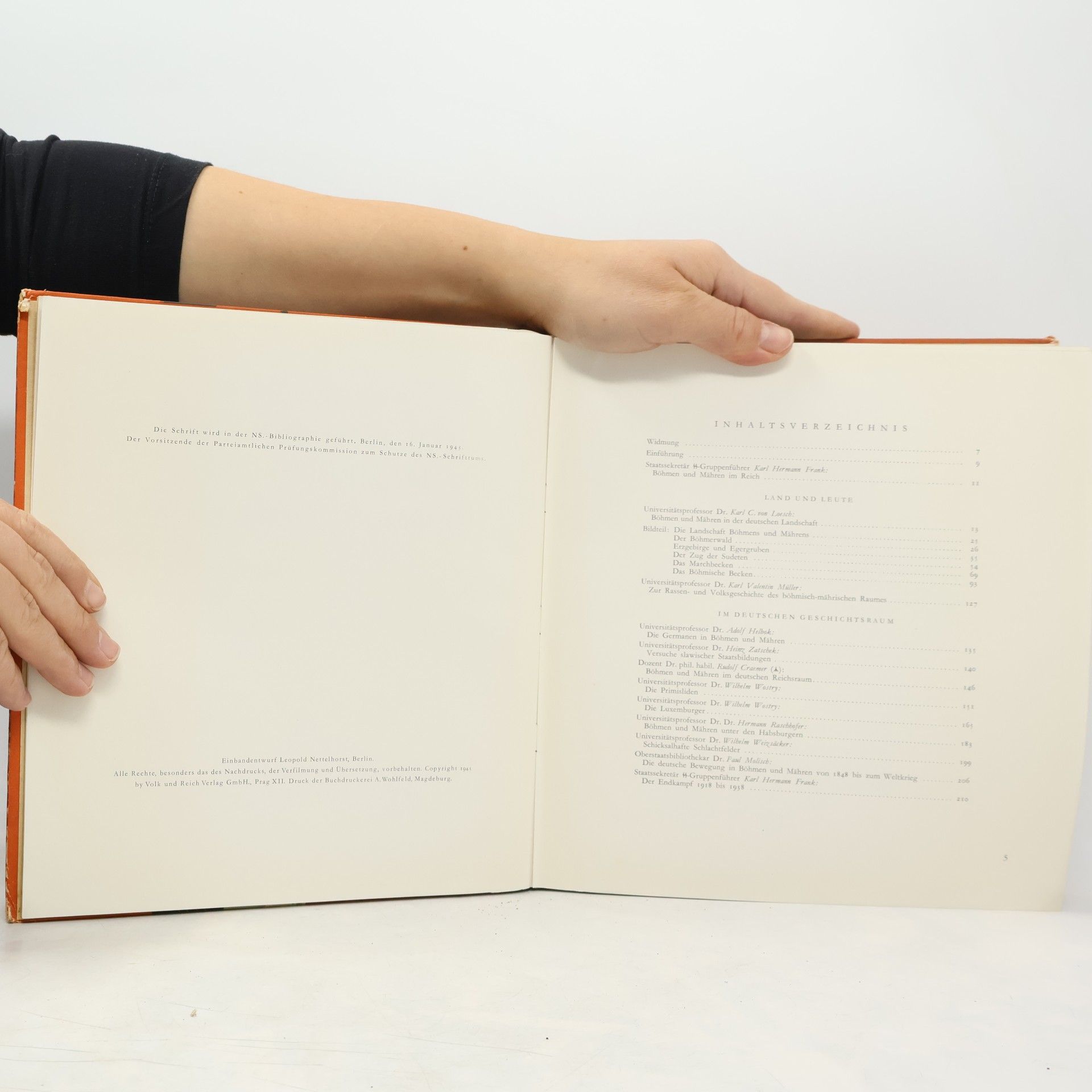 Heiss Friedrich Das Böhmen und Mähren-Buch. Volkskampf und Reichsraum.