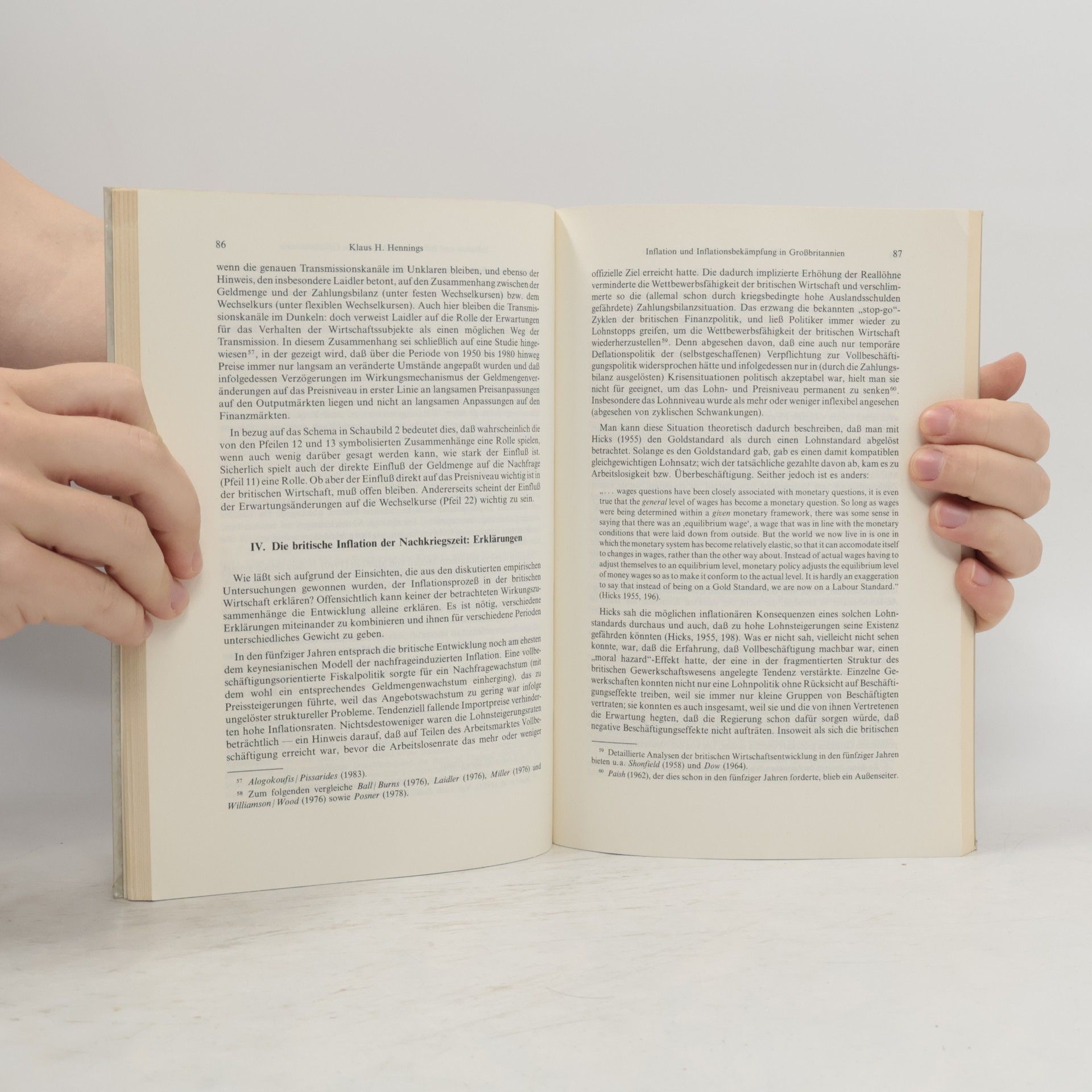 Hartmut Berghoff Schriften des Vereins für Socialpolitik, Gesellschaft für Wi - 157: Nationale Wege der Inflationsbekämpfung