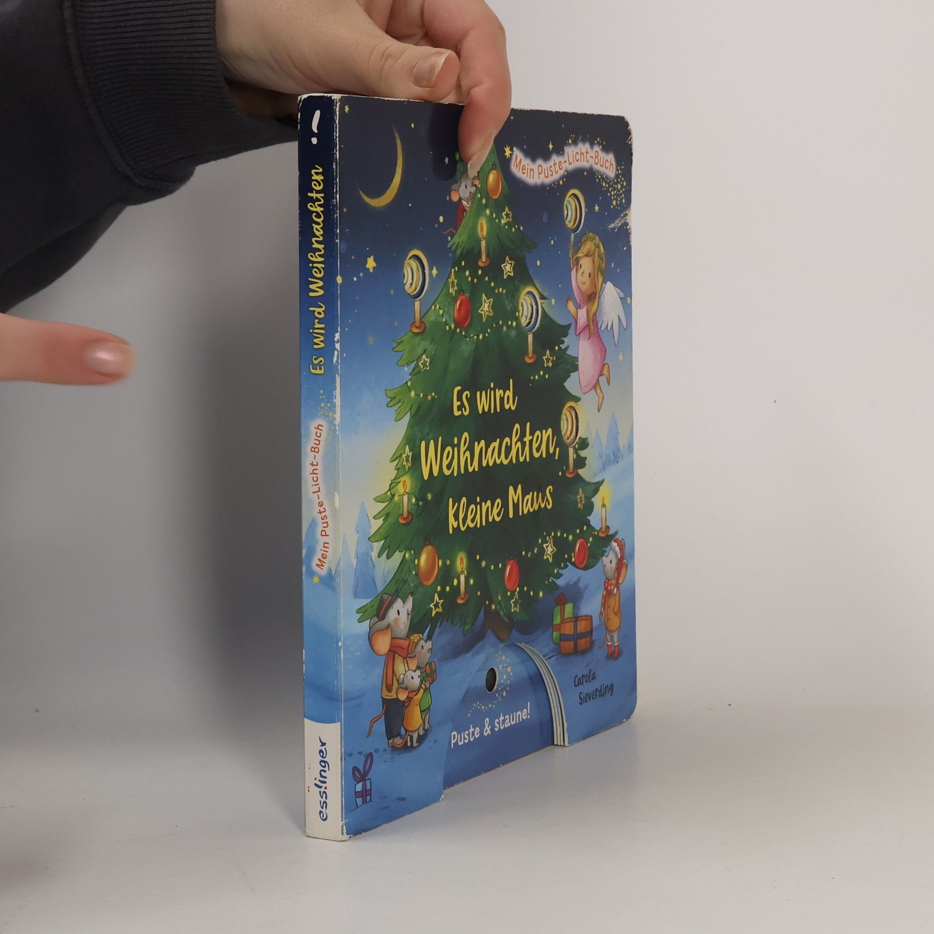 Christina Nömer Mein Puste-Licht-Buch: Es wird Weihnachten, kleine Maus