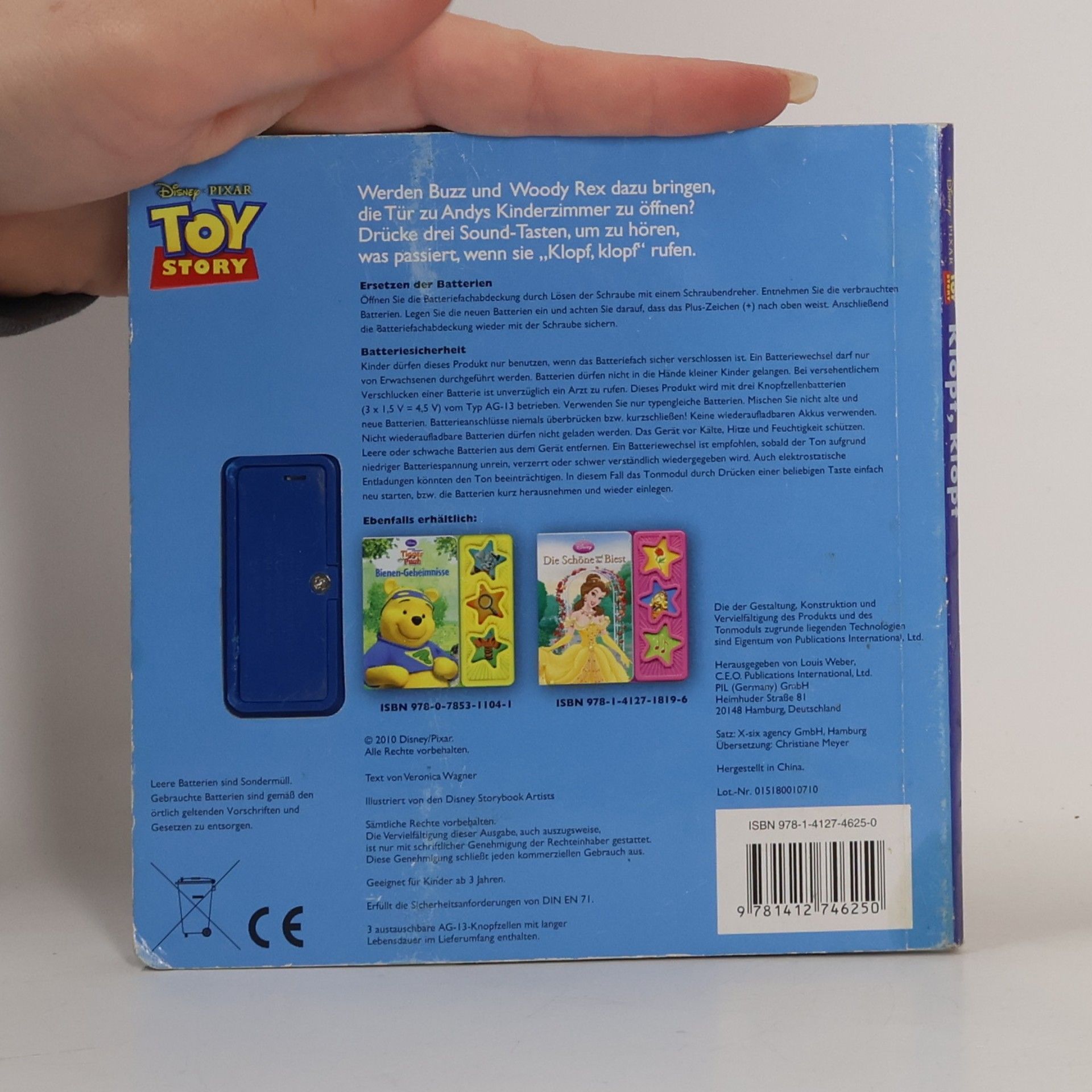 Walt Disney Toy Story: Klopf, klopf! - Buch mit 3-Button-Display