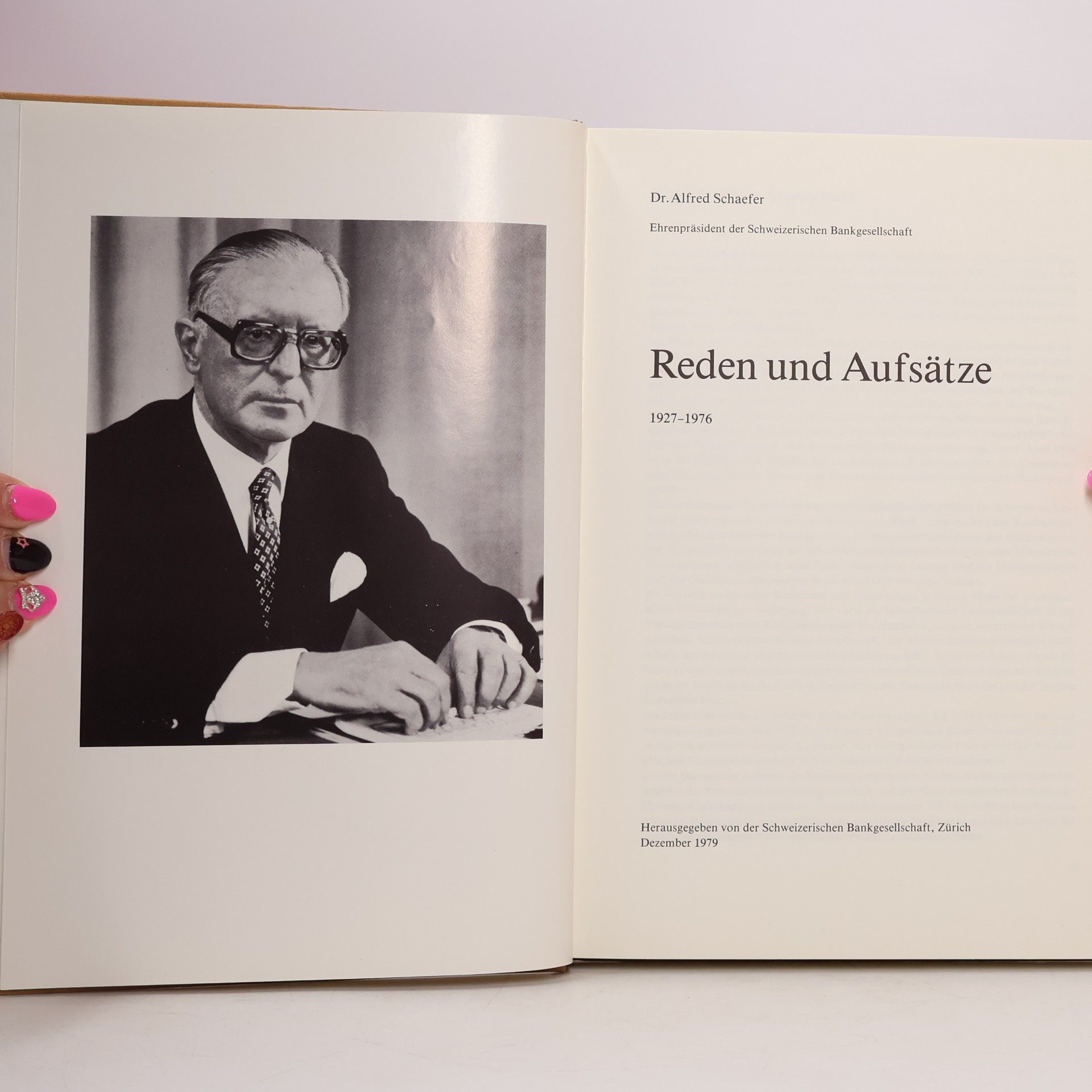 Alfred Schäfer Reden und Aufsätze