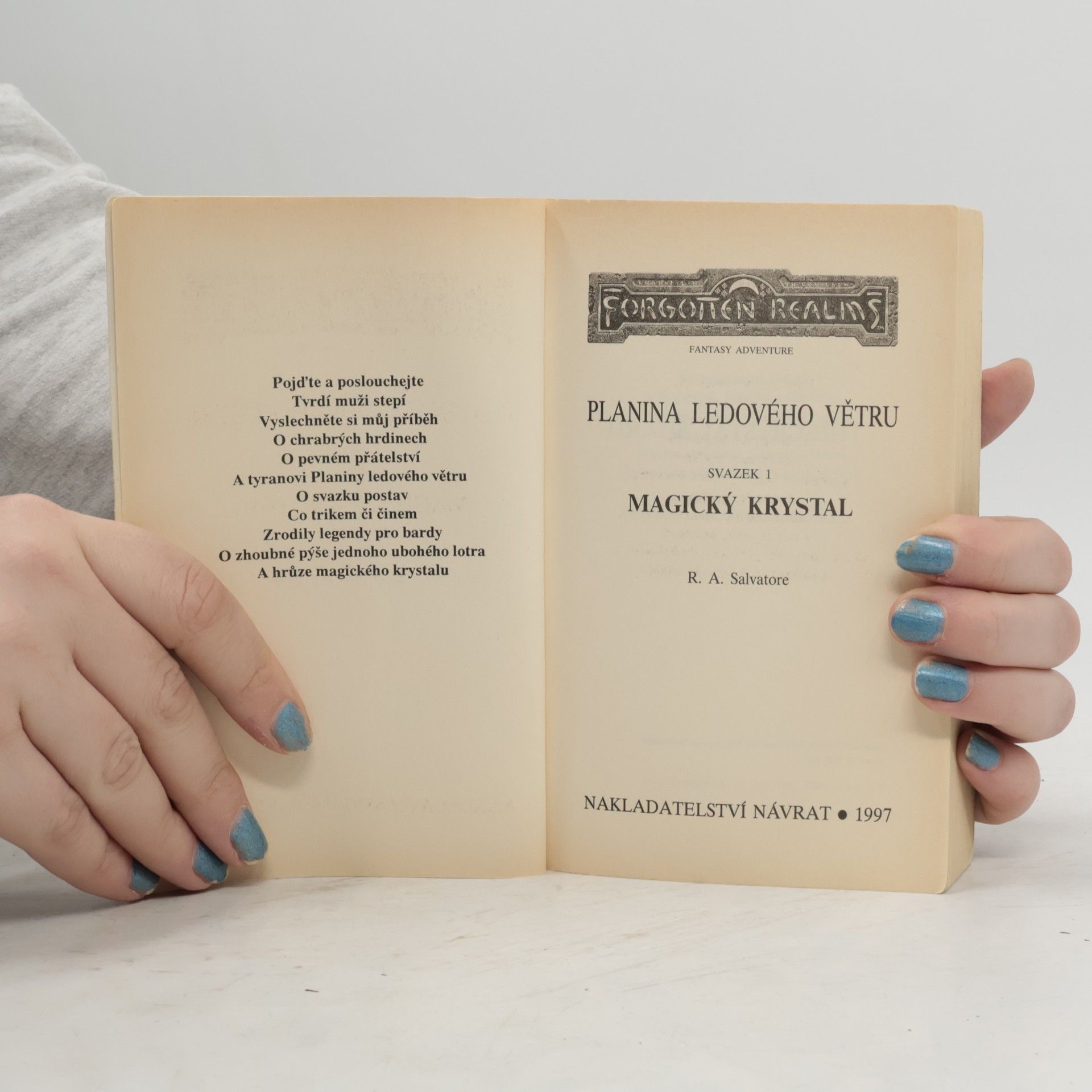 Robert Anthony Salvatore Magický krystal 1. Planina ledového větru