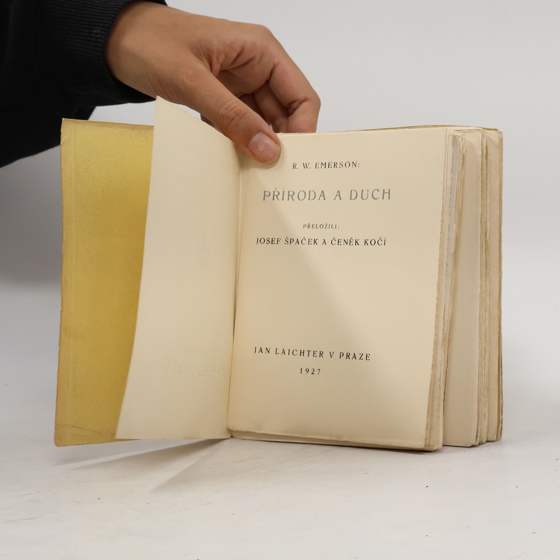 Ralph Waldo Emerson Příroda a duch