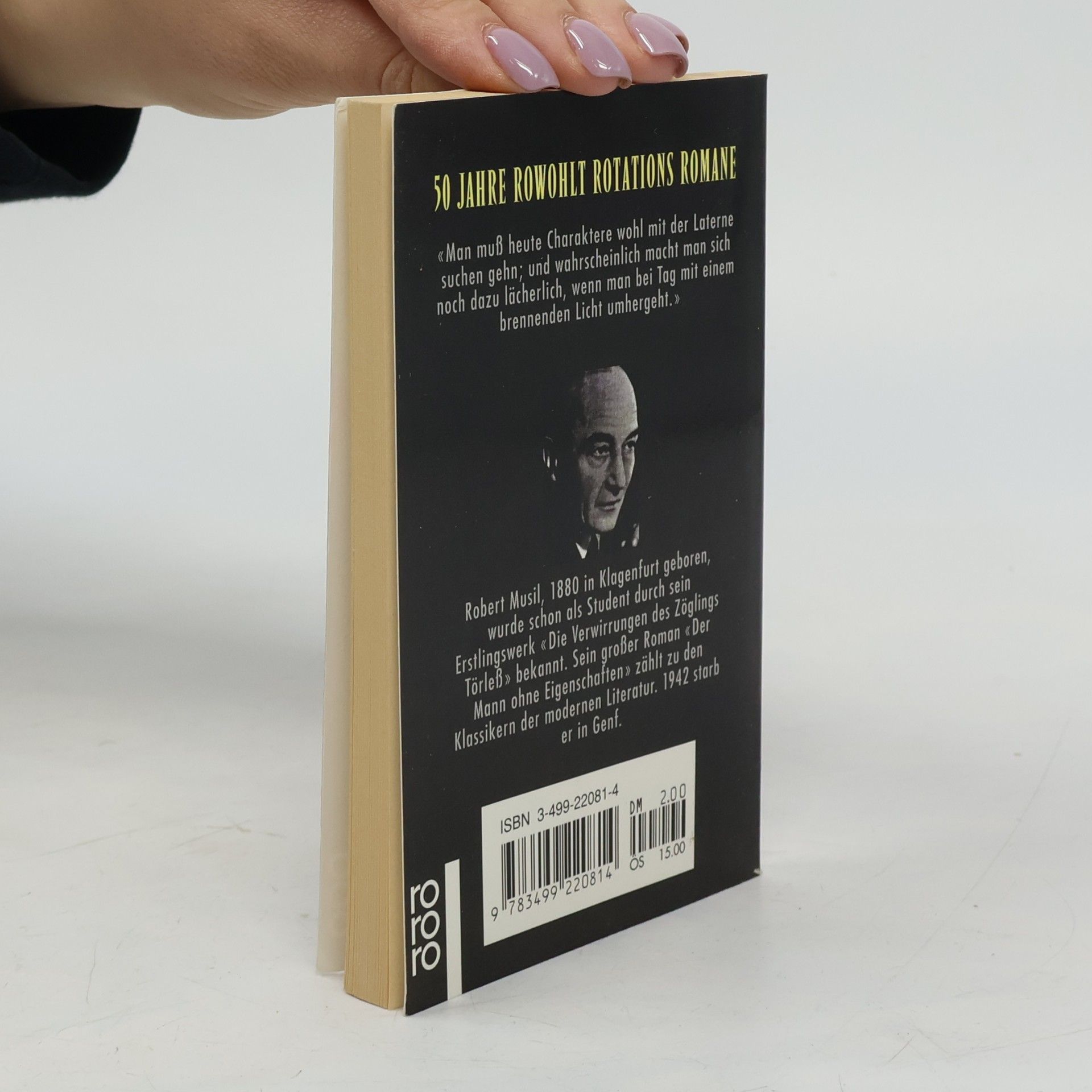 Robert Musil Die Amsel