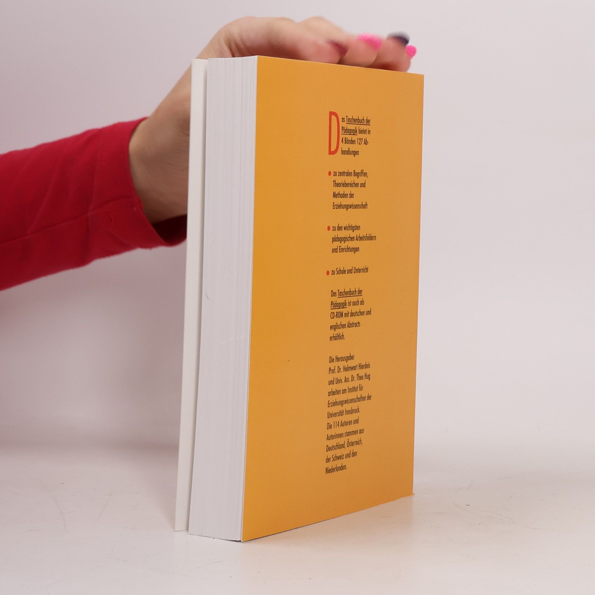 Theo Hug Taschenbuch der Pädagogik 2