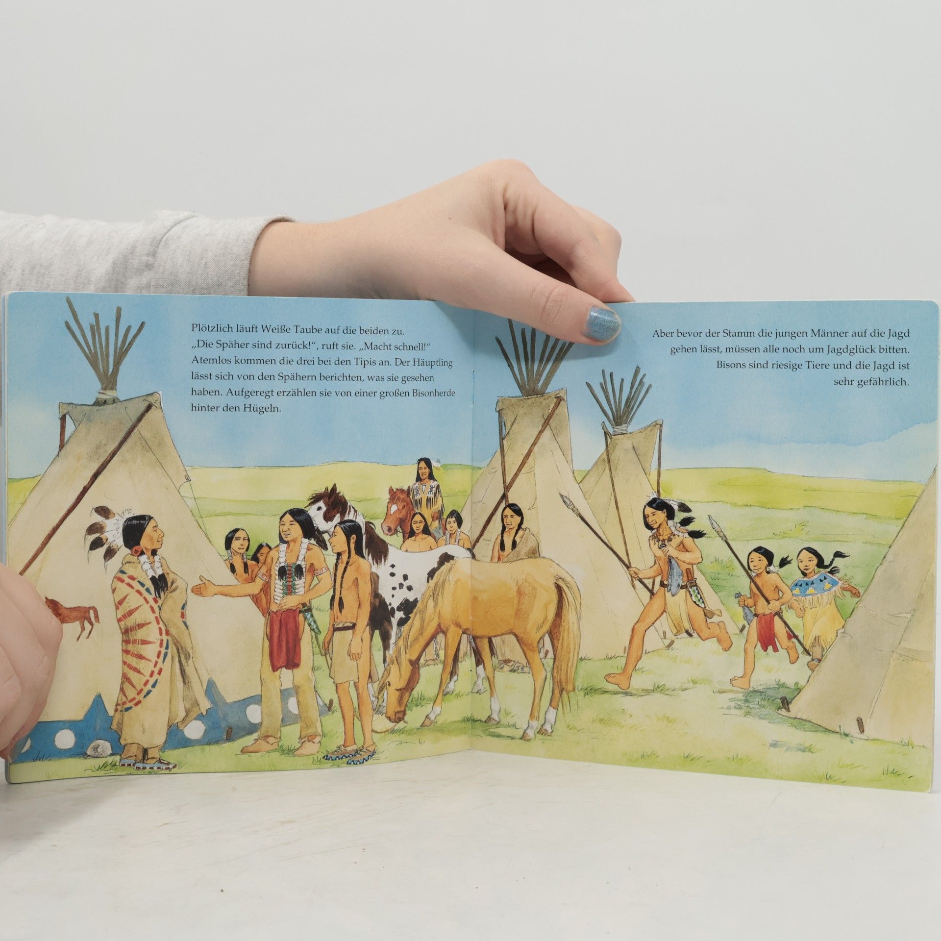 Christa Holtei Ein Tag bei den Indianern