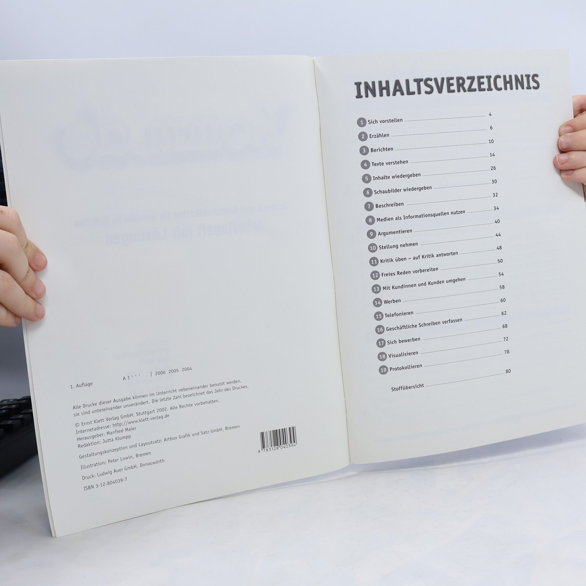 Michael Benzing Komm.de. Deutsch und Kommunikation für berufliche Schulen.Arbeitsheft mit Lösungen.Bisherige Ausgabe